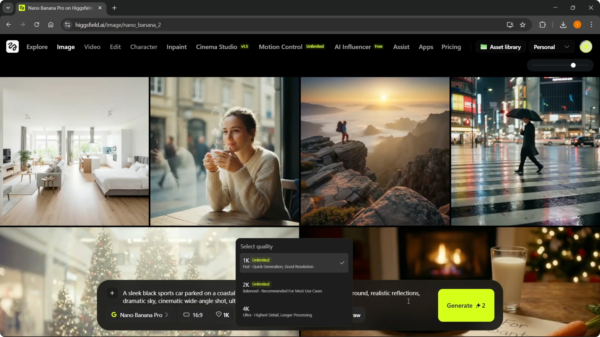 Using Nano Banana Pro with Higgsfield: A Quick Guide screenshot 4