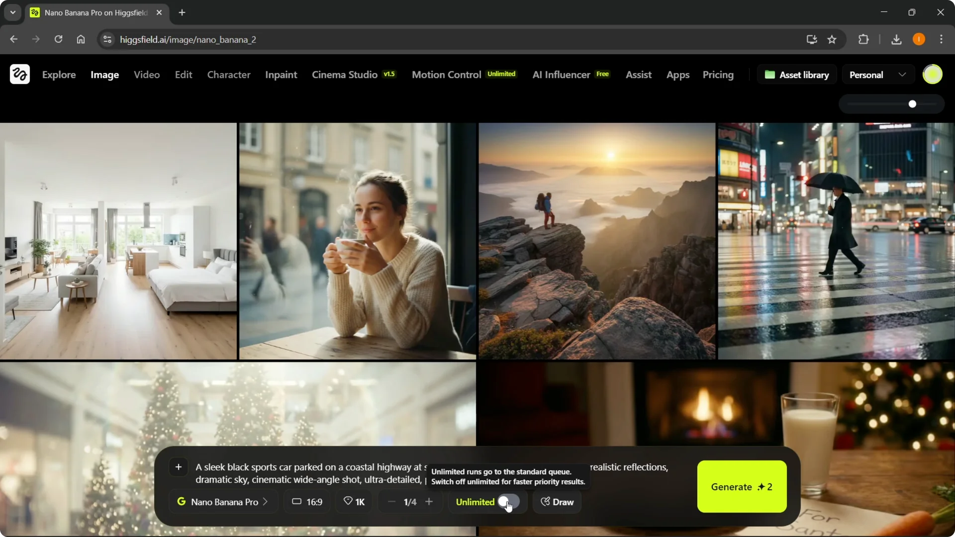 Using Nano Banana Pro with Higgsfield: A Quick Guide screenshot 5