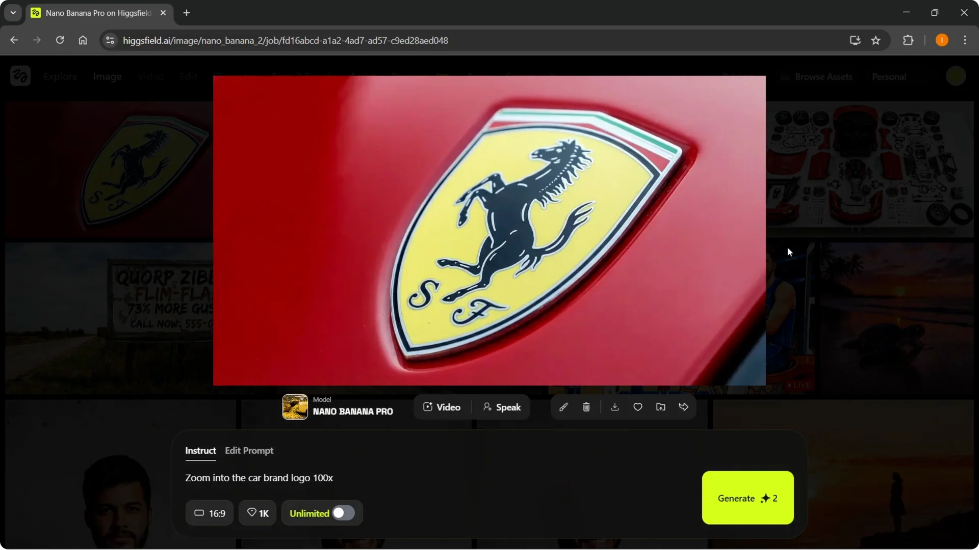 Using the New Nano Banana Pro on Higgsfield: Quick Guide screenshot 7