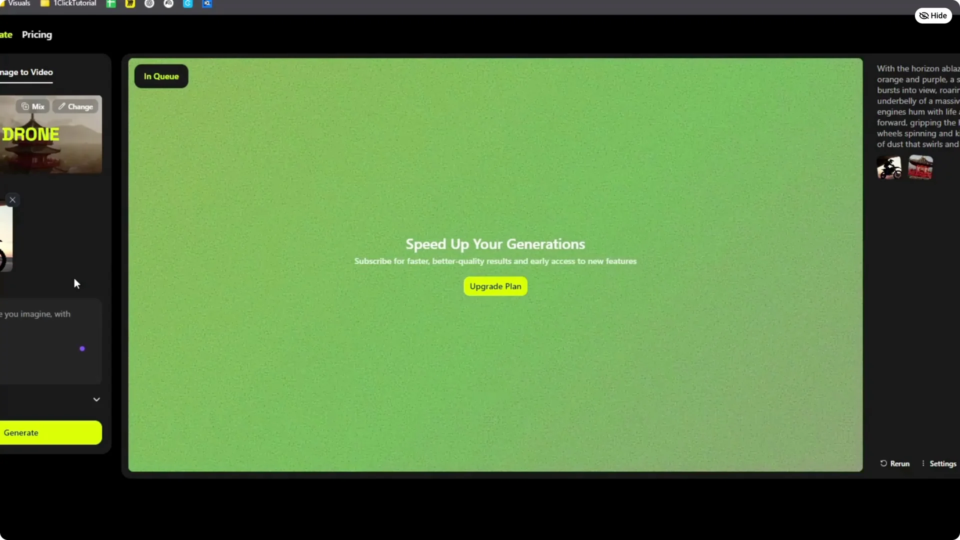 Create Realistic Videos Automatically Using Higgsfield AI screenshot 6
