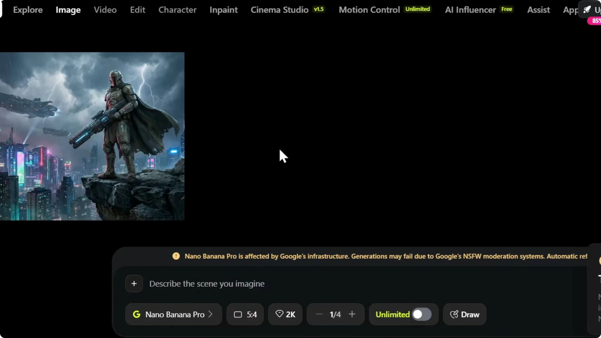 Create YouTube Thumbnails Easily Using Higgsfield AI: A Guide screenshot 1