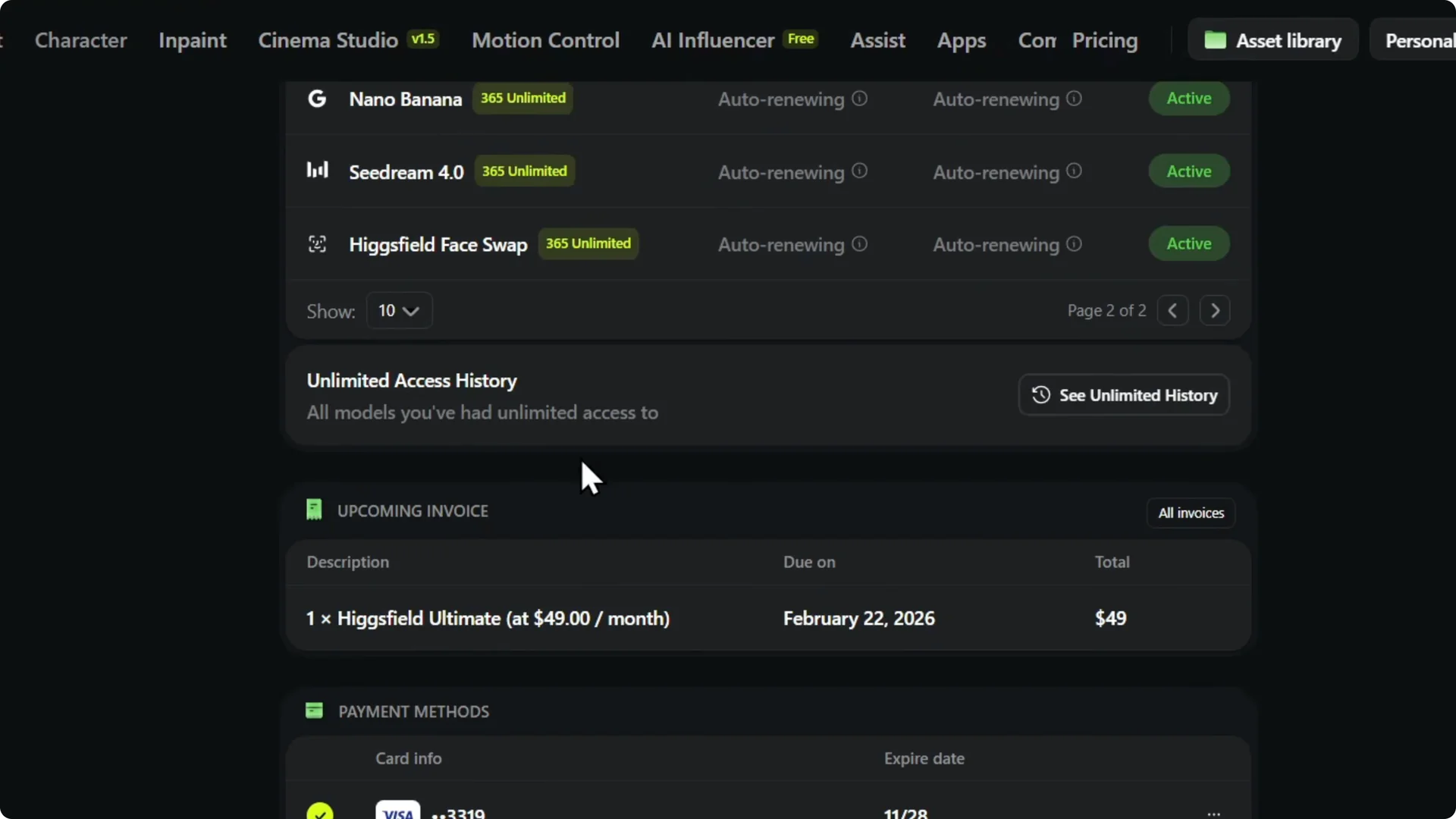 Discover Your Higgsfield AI Plan in Just Seconds screenshot 8