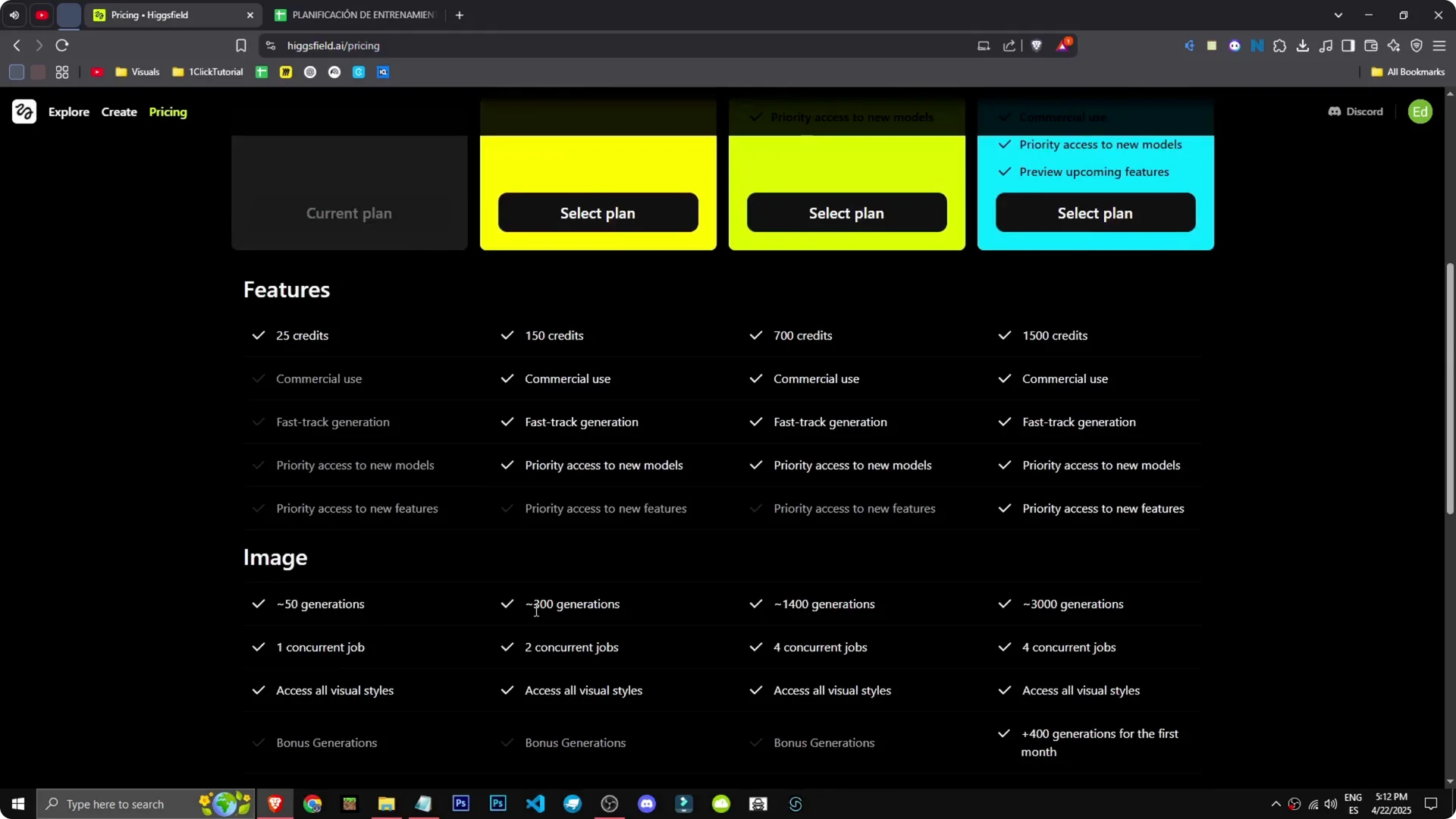 HiggsField AI Plans and Pricing: Which Yields the Best Profit? screenshot 3