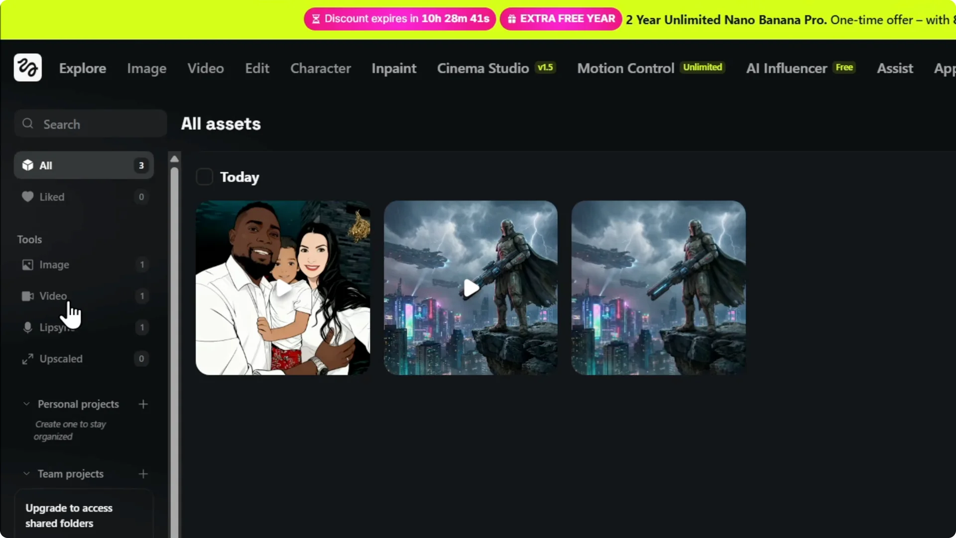 How Higgsfield AI Securely Stores Your Images & Videos screenshot 1