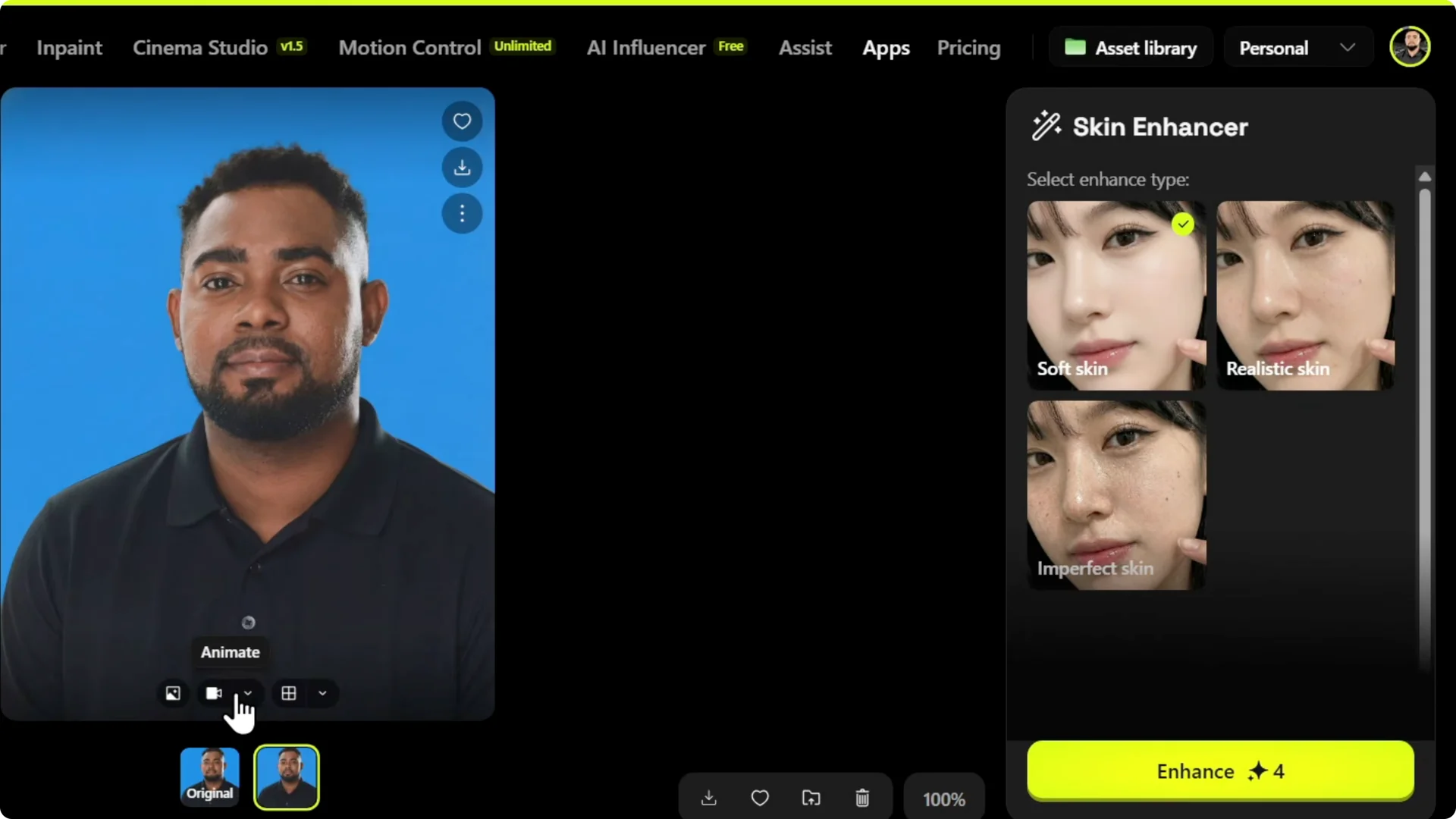 How Higgsfield AI Transforms Skin Quality: Easy Tutorial screenshot 10