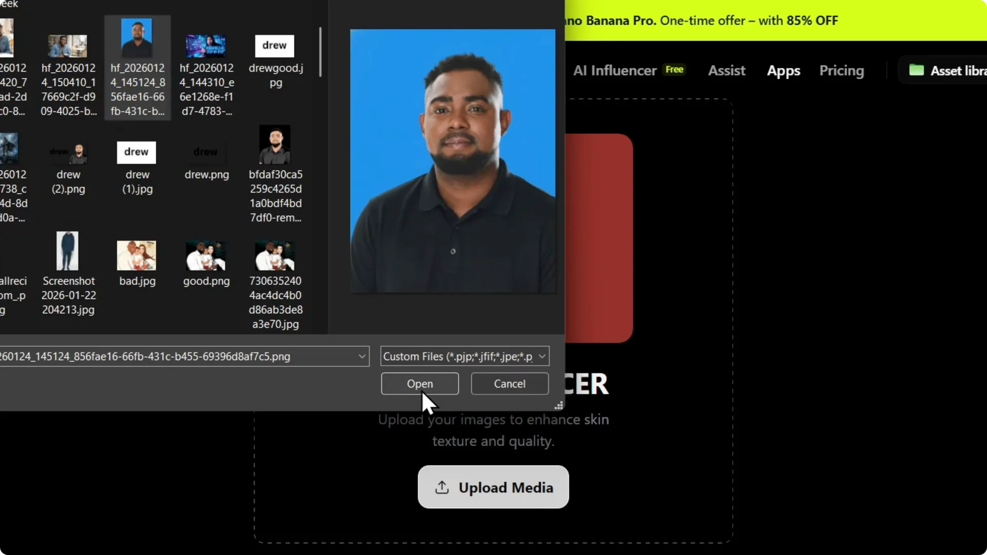 How Higgsfield AI Transforms Skin Quality: Easy Tutorial screenshot 3