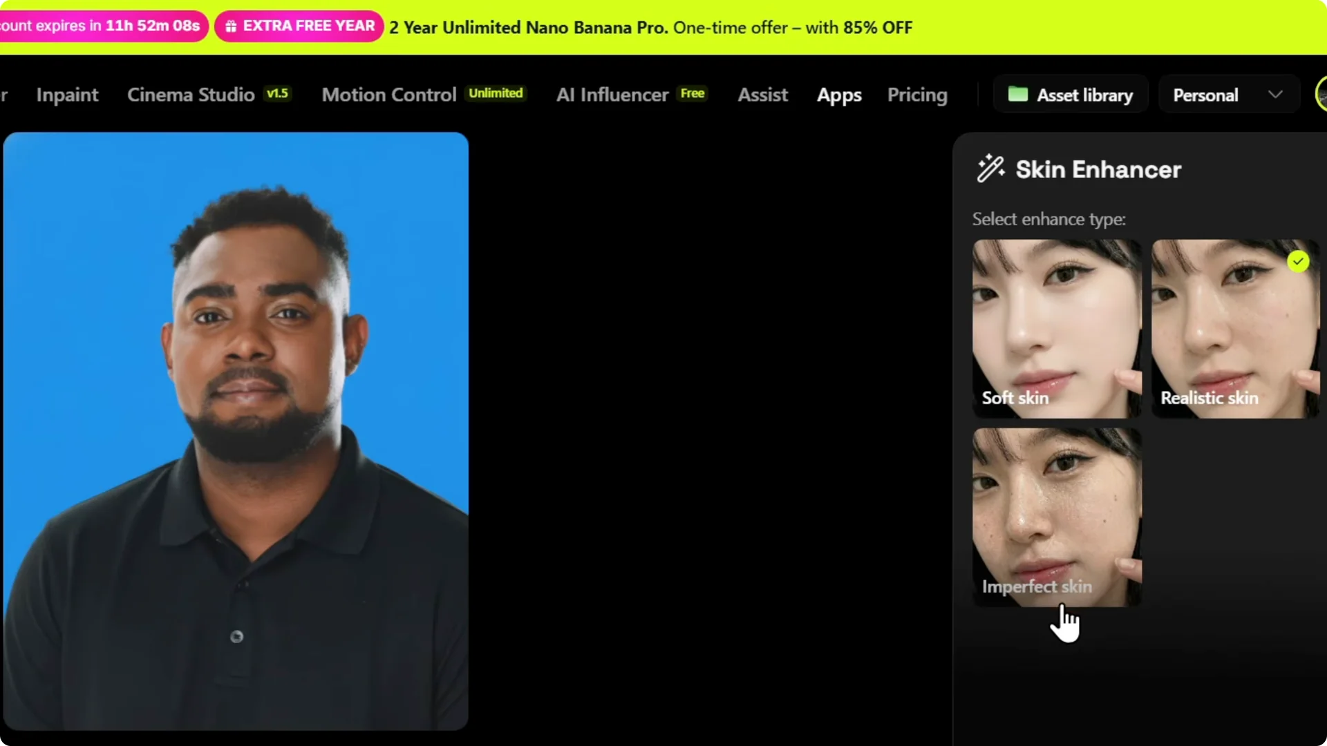 How Higgsfield AI Transforms Skin Quality: Easy Tutorial screenshot 4