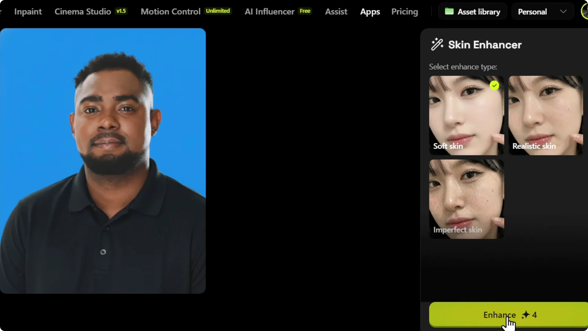 How Higgsfield AI Transforms Skin Quality: Easy Tutorial screenshot 5