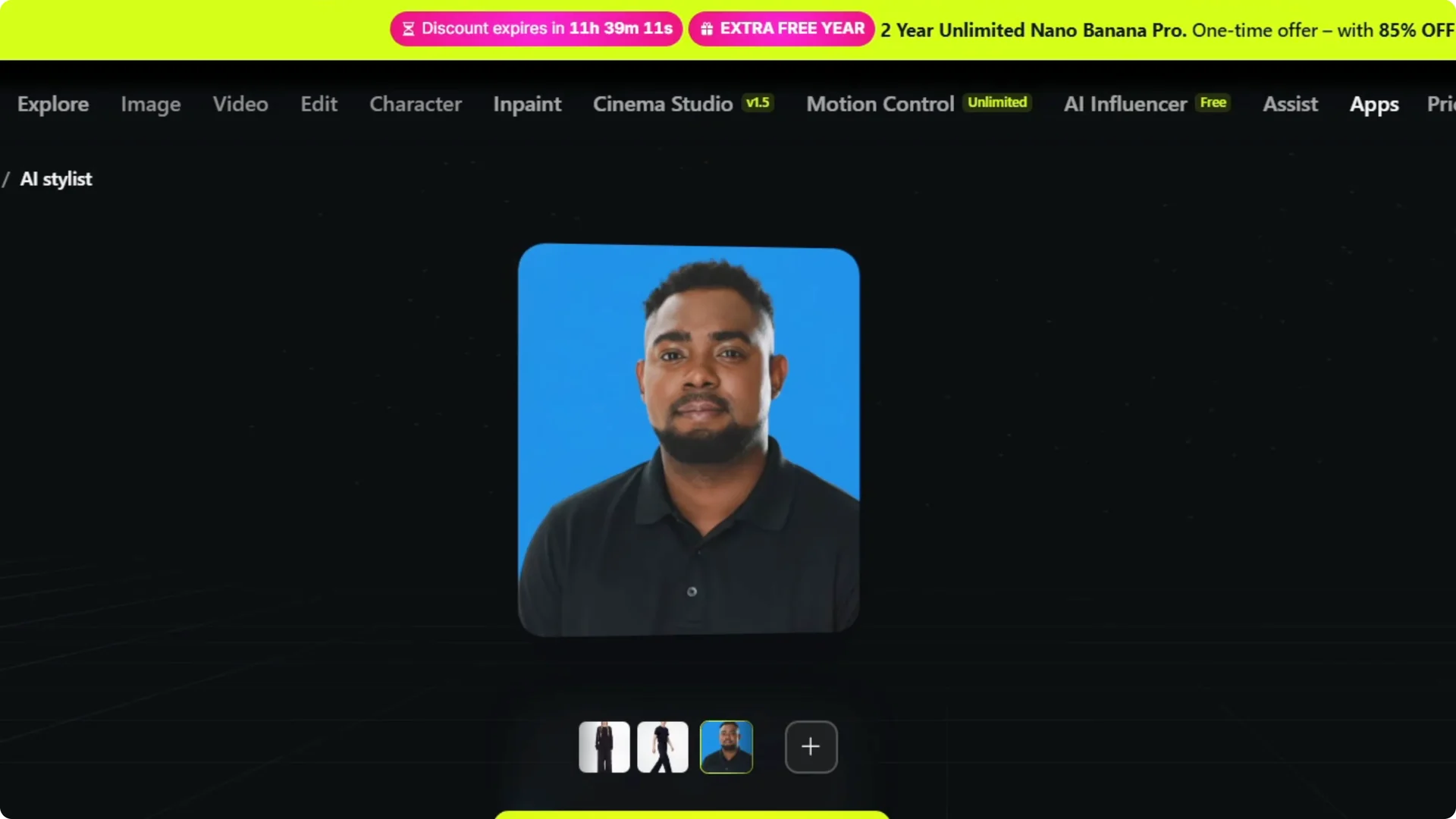 How Higgsfield AI Transforms Your Clothes with Style screenshot 2