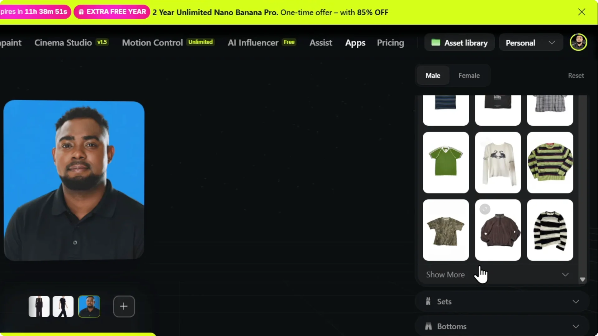 How Higgsfield AI Transforms Your Clothes with Style screenshot 5
