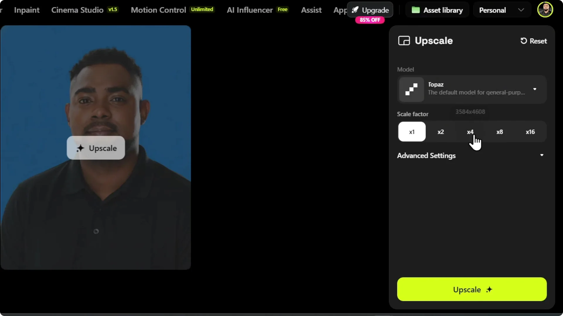 How Higgsfield AI Upscales Images Without Quality Loss screenshot 4