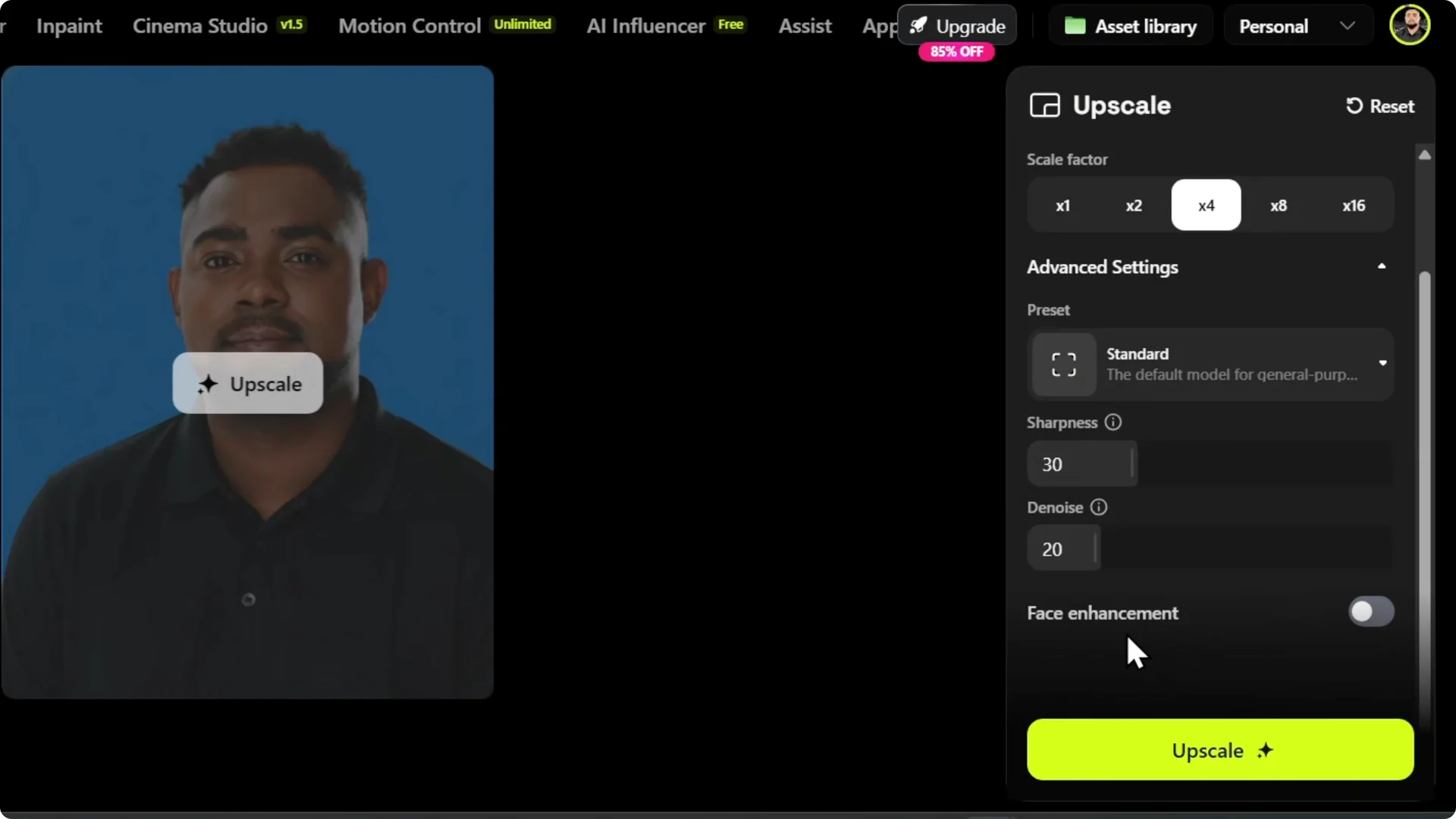 How Higgsfield AI Upscales Images Without Quality Loss screenshot 5