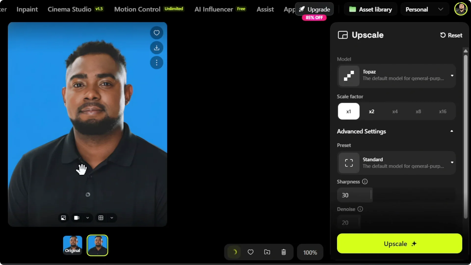 How Higgsfield AI Upscales Images Without Quality Loss screenshot 8