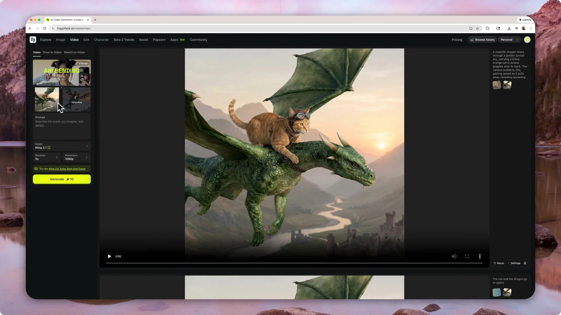 How I Created 10 Viral Videos From One Image Using Higgsfield AI screenshot 2