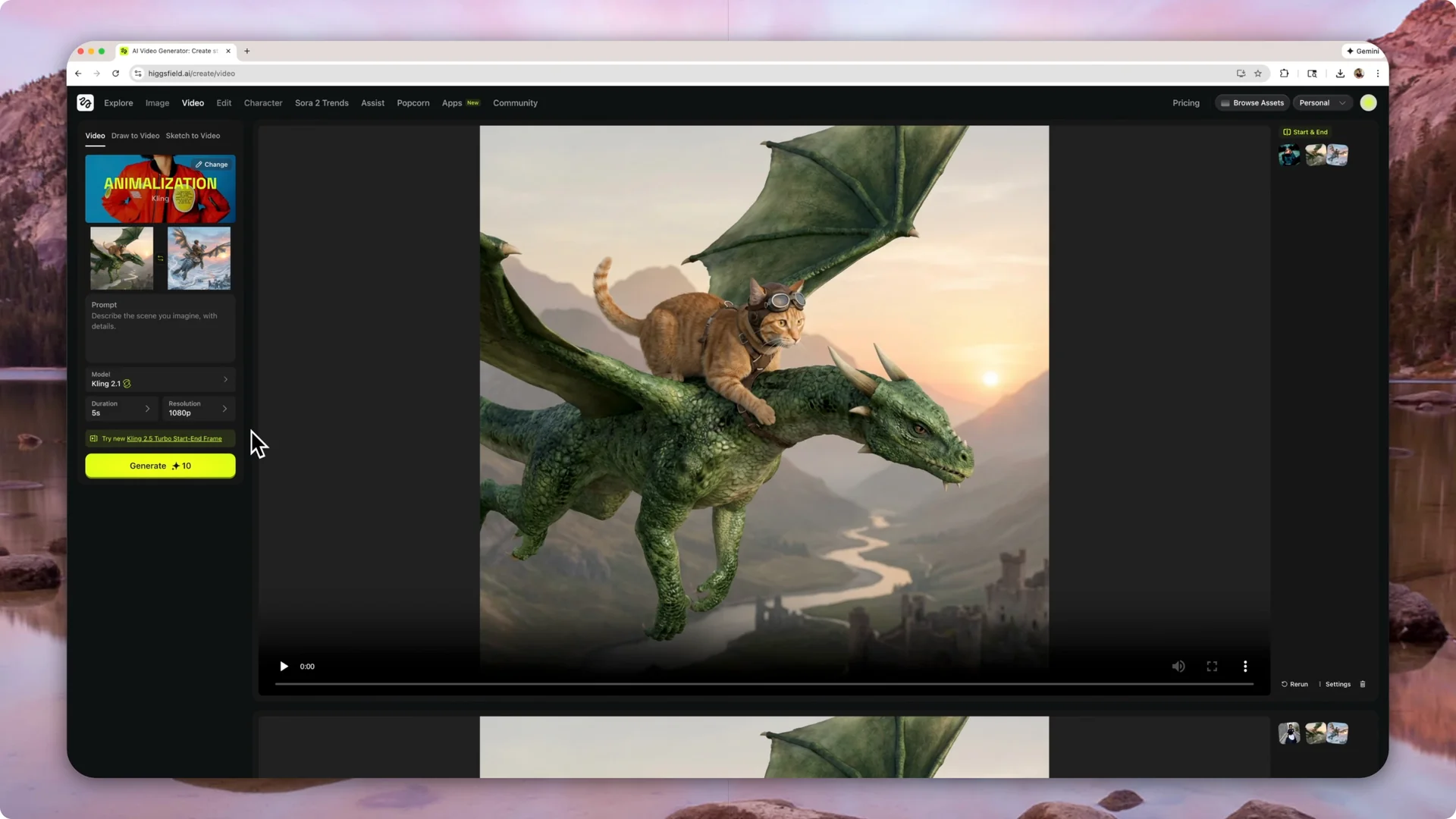 How I Created 10 Viral Videos From One Image Using Higgsfield AI screenshot 5