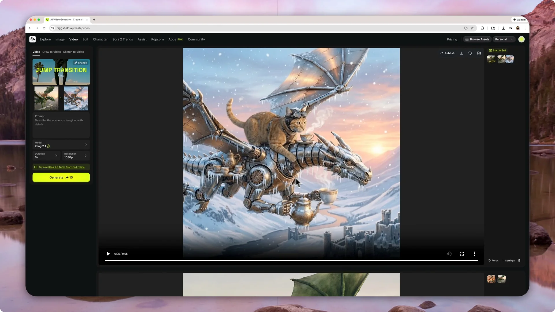 How I Created 10 Viral Videos From One Image Using Higgsfield AI screenshot 9