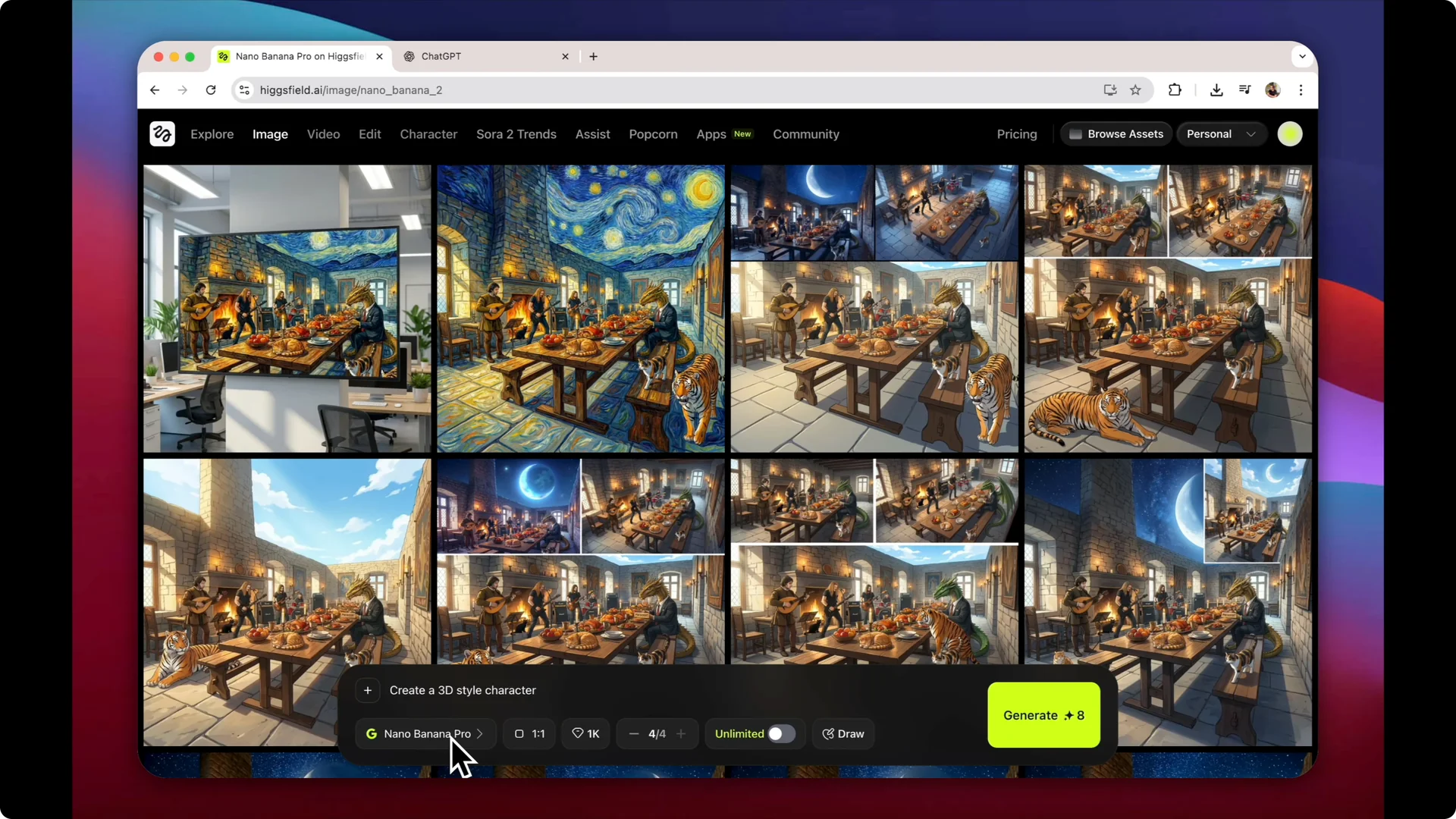 How I Transformed a Basic Script into a Pixar-Style Film Using AI screenshot 3