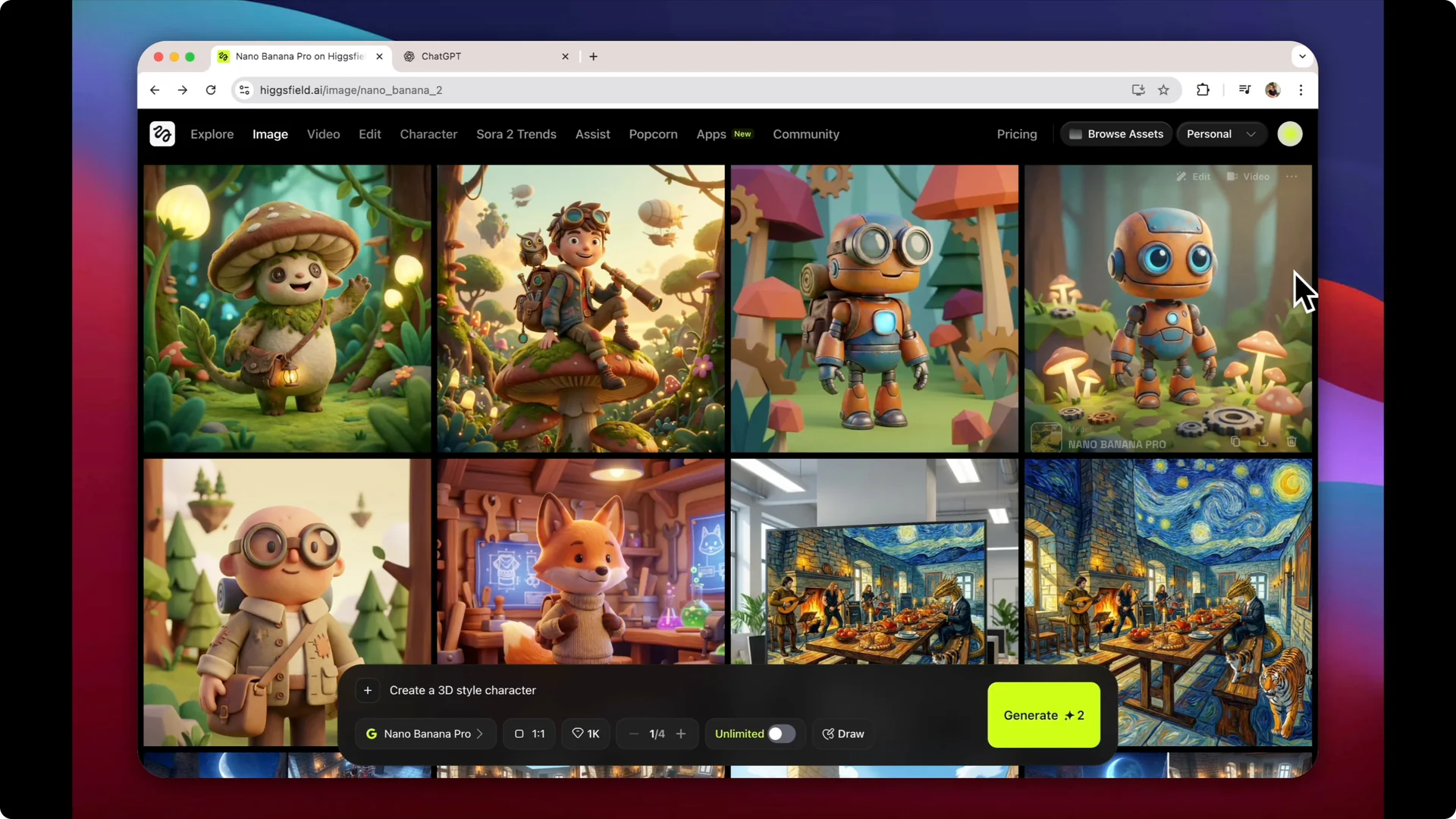 How I Transformed a Basic Script into a Pixar-Style Film Using AI screenshot 4
