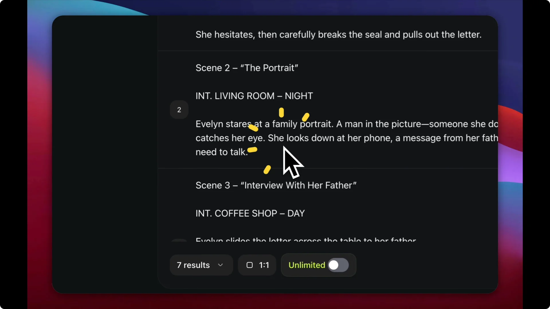 How I Transformed a Basic Script into a Pixar-Style Film Using AI screenshot 7