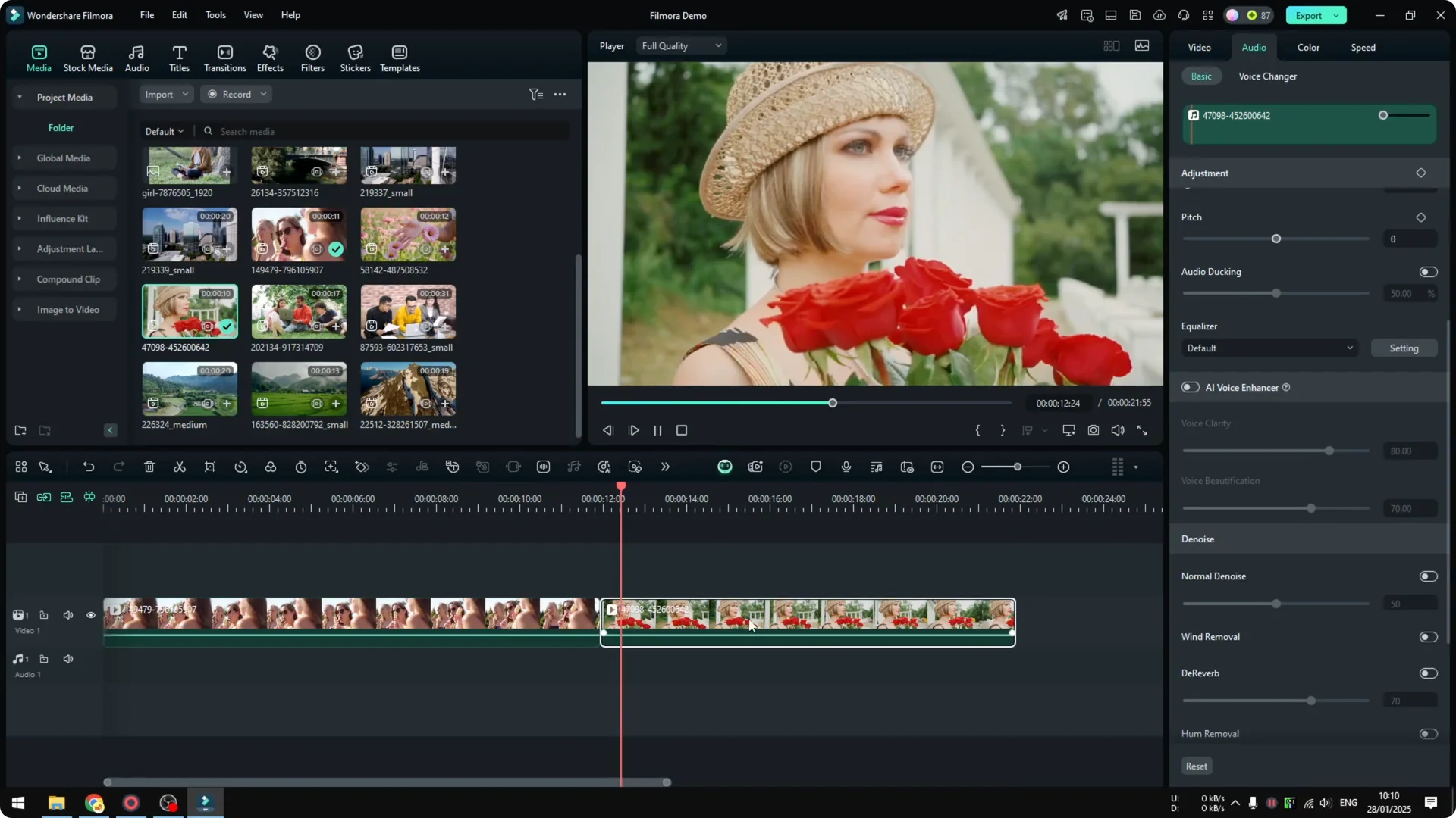 How to Add Cool Glitch Transition Effect in Filmora screenshot 2