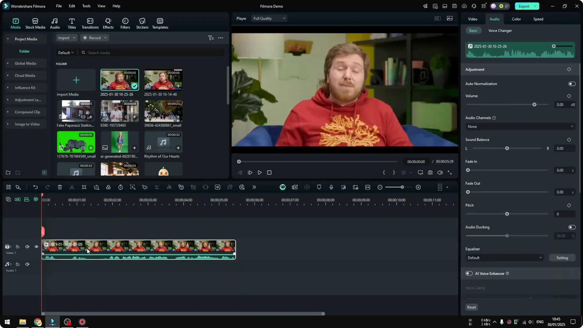 How to AI Translate Video in Filmora screenshot 1