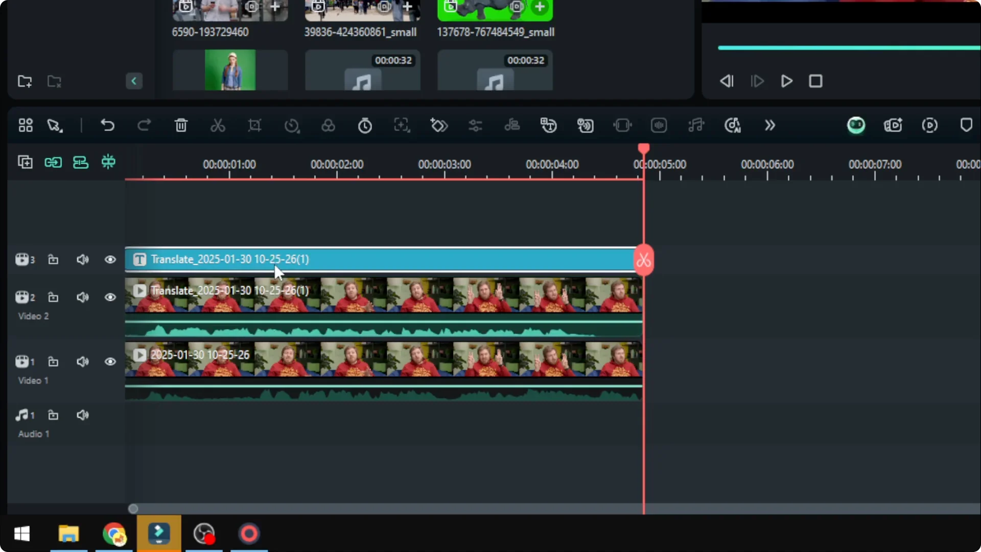 How to AI Translate Video in Filmora screenshot 7