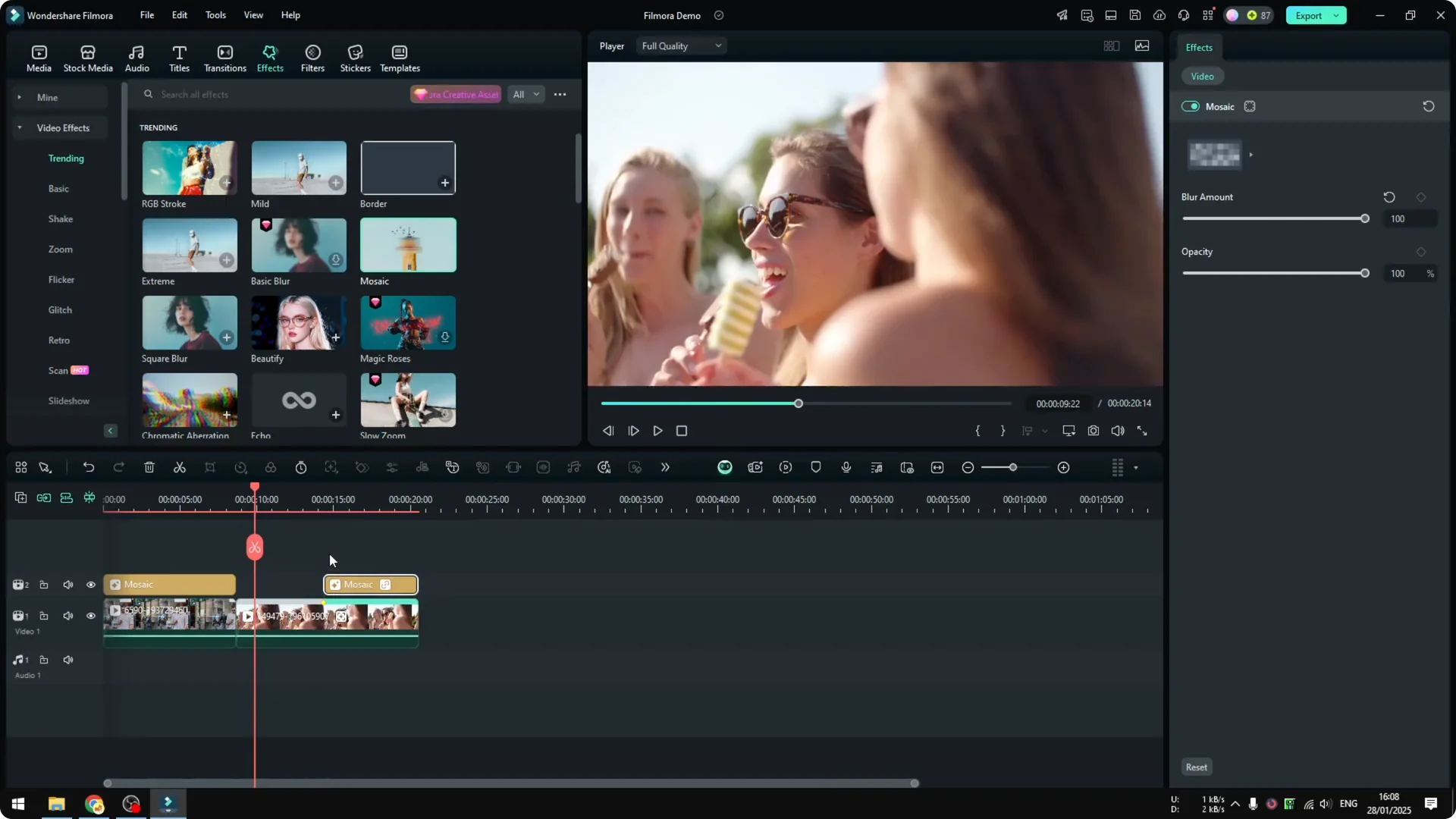 How to Censor Face in Filmora Using AI screenshot 8