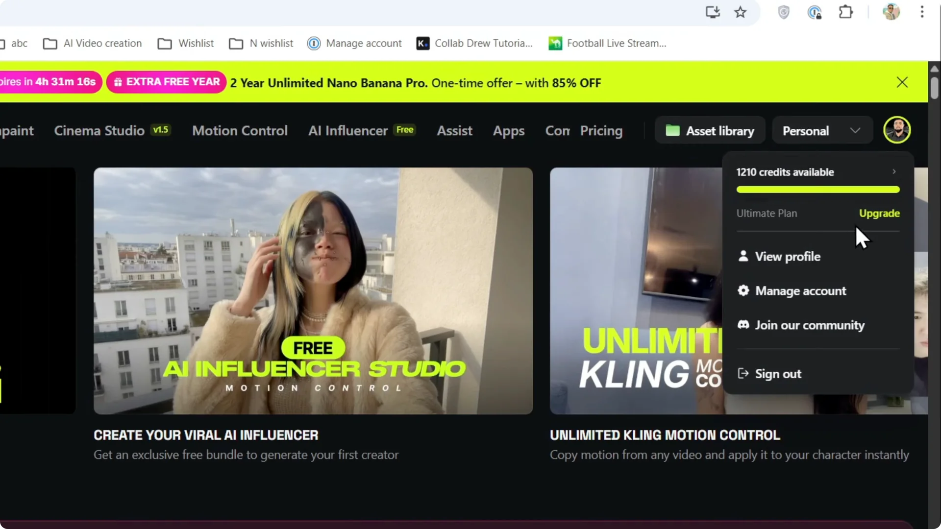 How to Connect Instagram to Higgsfield AI Quickly and Easily screenshot 1