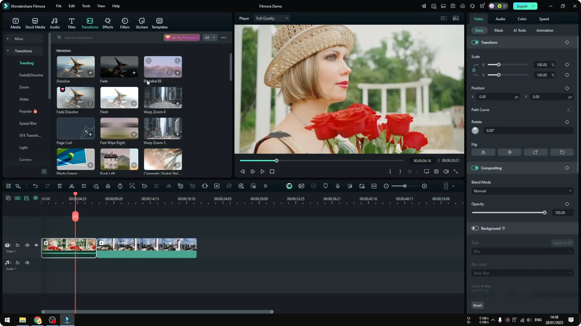 How to Create Audio Crossfade Effect in Filmora screenshot 1