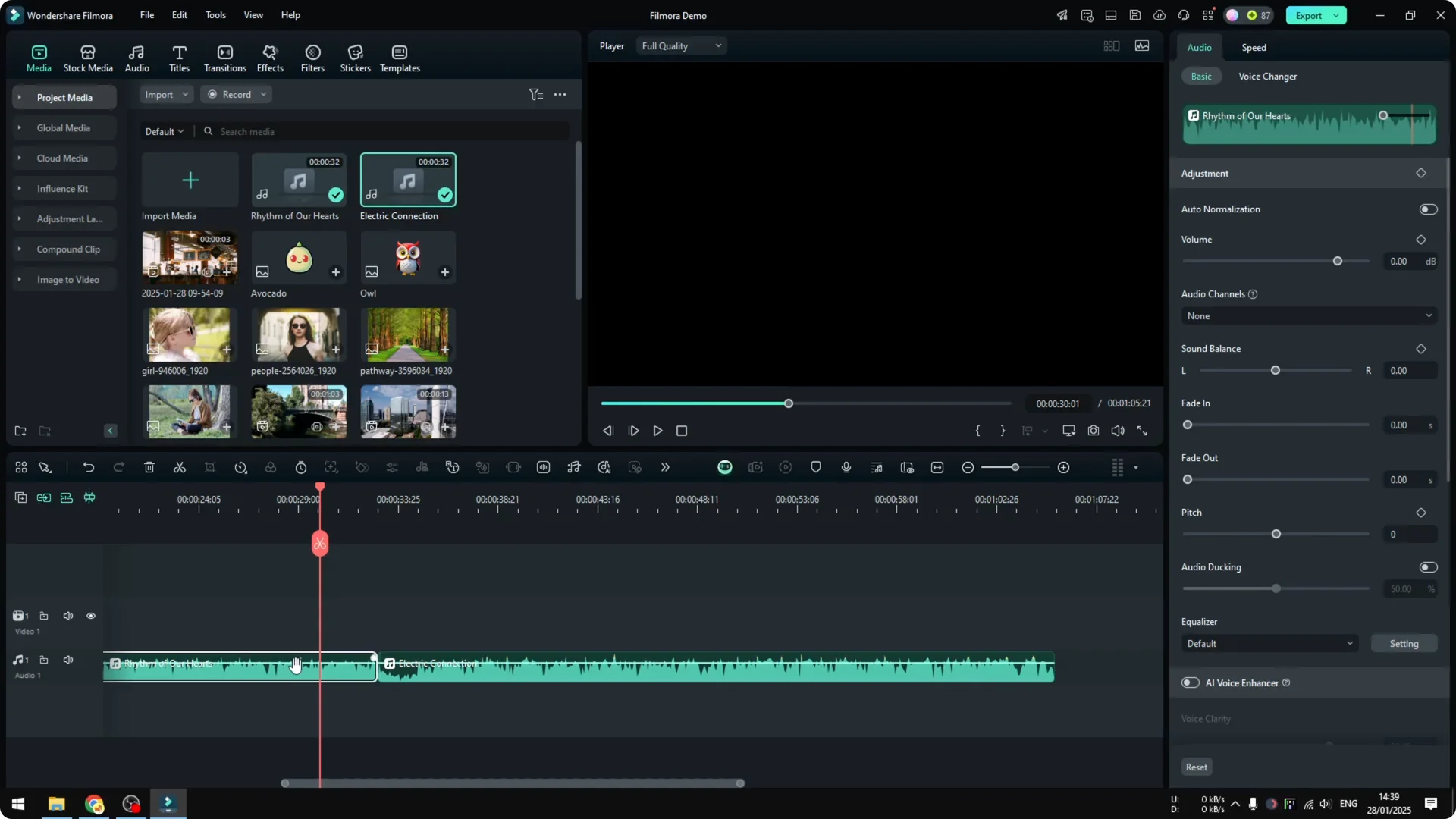 How to Create Audio Crossfade Effect in Filmora screenshot 2