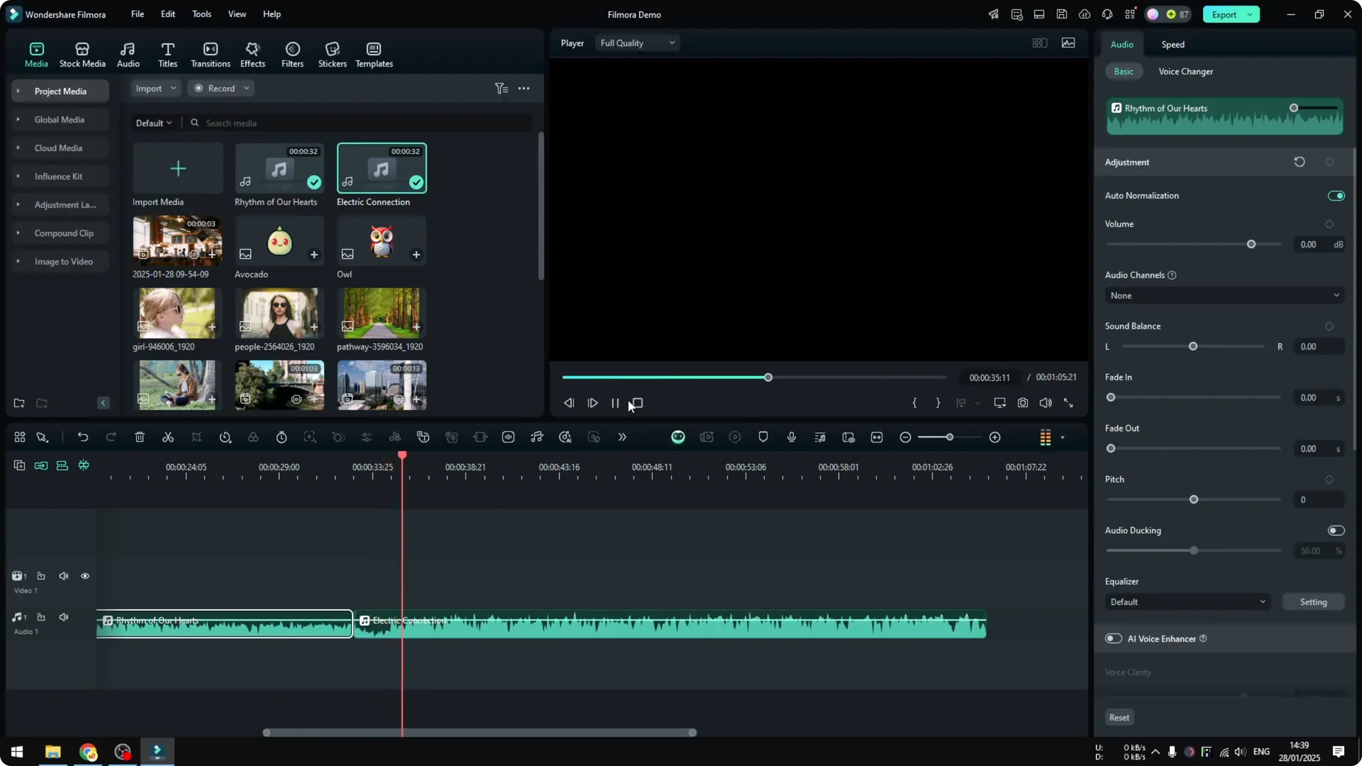 How to Create Audio Crossfade Effect in Filmora screenshot 3