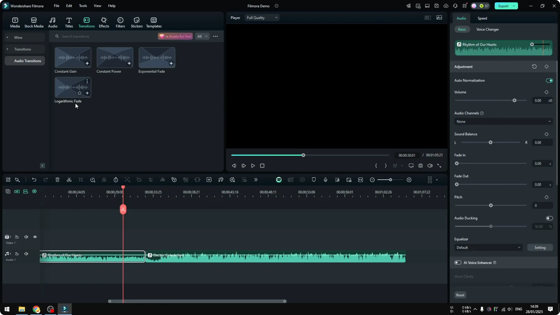 How to Create Audio Crossfade Effect in Filmora screenshot 5