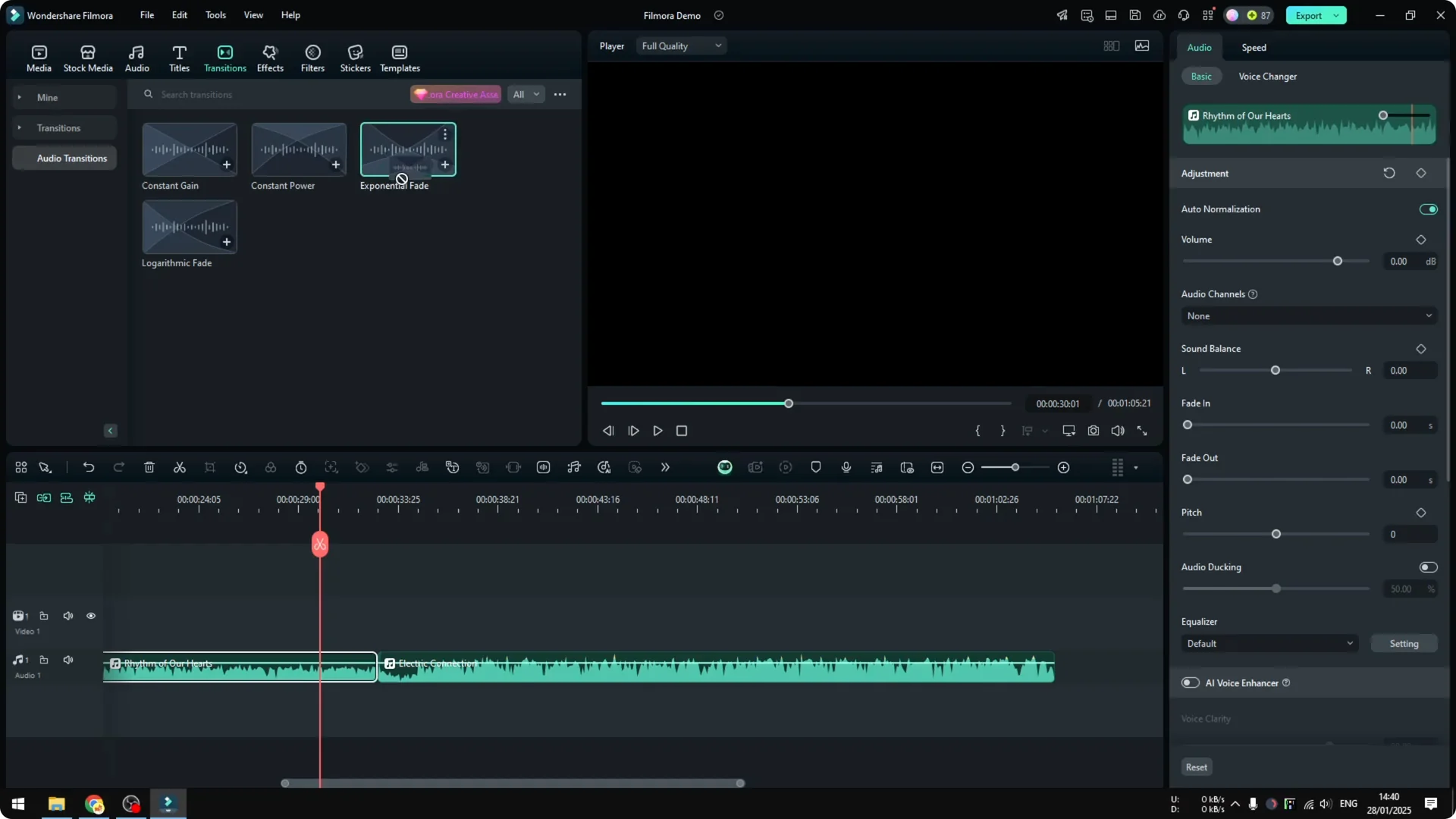 How to Create Audio Crossfade Effect in Filmora screenshot 6