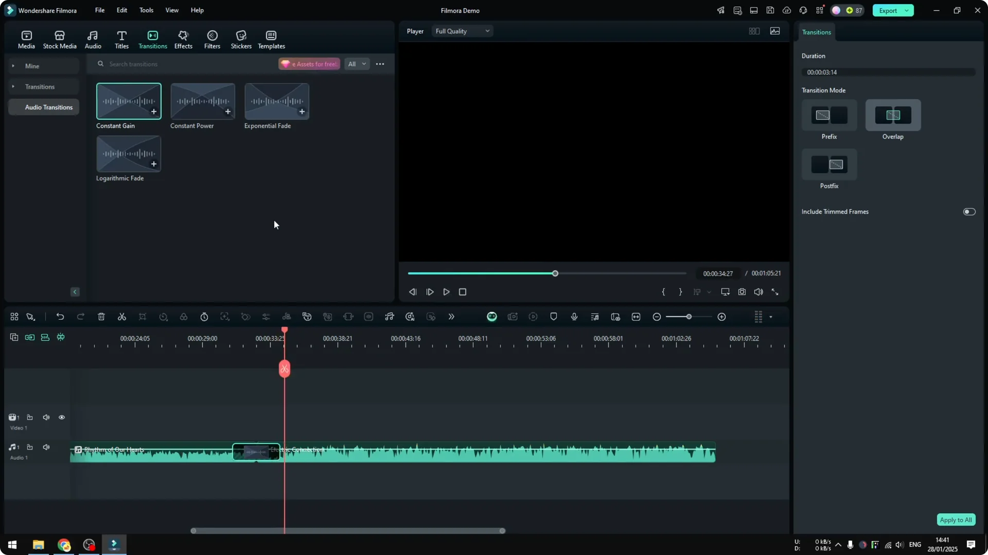 How to Create Audio Crossfade Effect in Filmora screenshot 9
