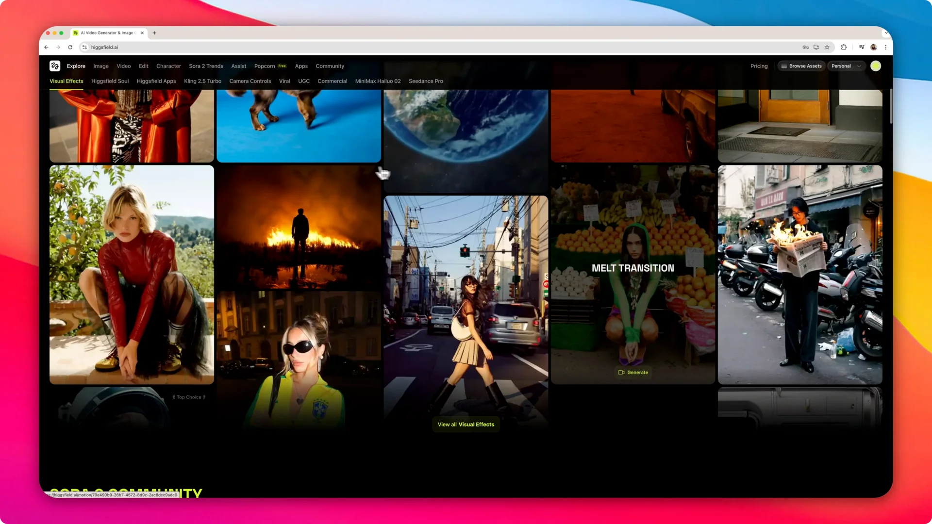 How to Create Cinematic Effects & Motion from Any Image with Higgsfield AI screenshot 1