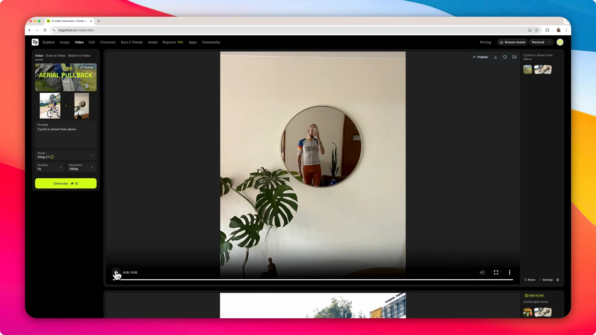 How to Create Cinematic Effects & Motion from Any Image with Higgsfield AI screenshot 8