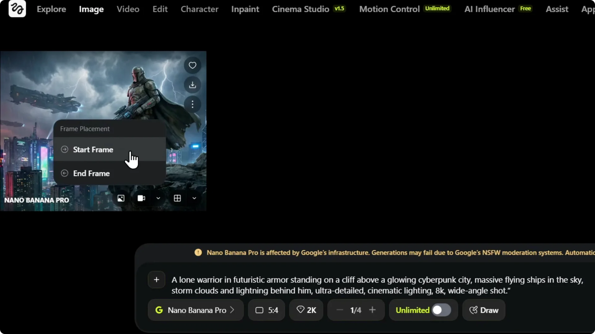 How to Create Stunning AI Images with Higgsfield AI: A Beginner’s Guide screenshot 7