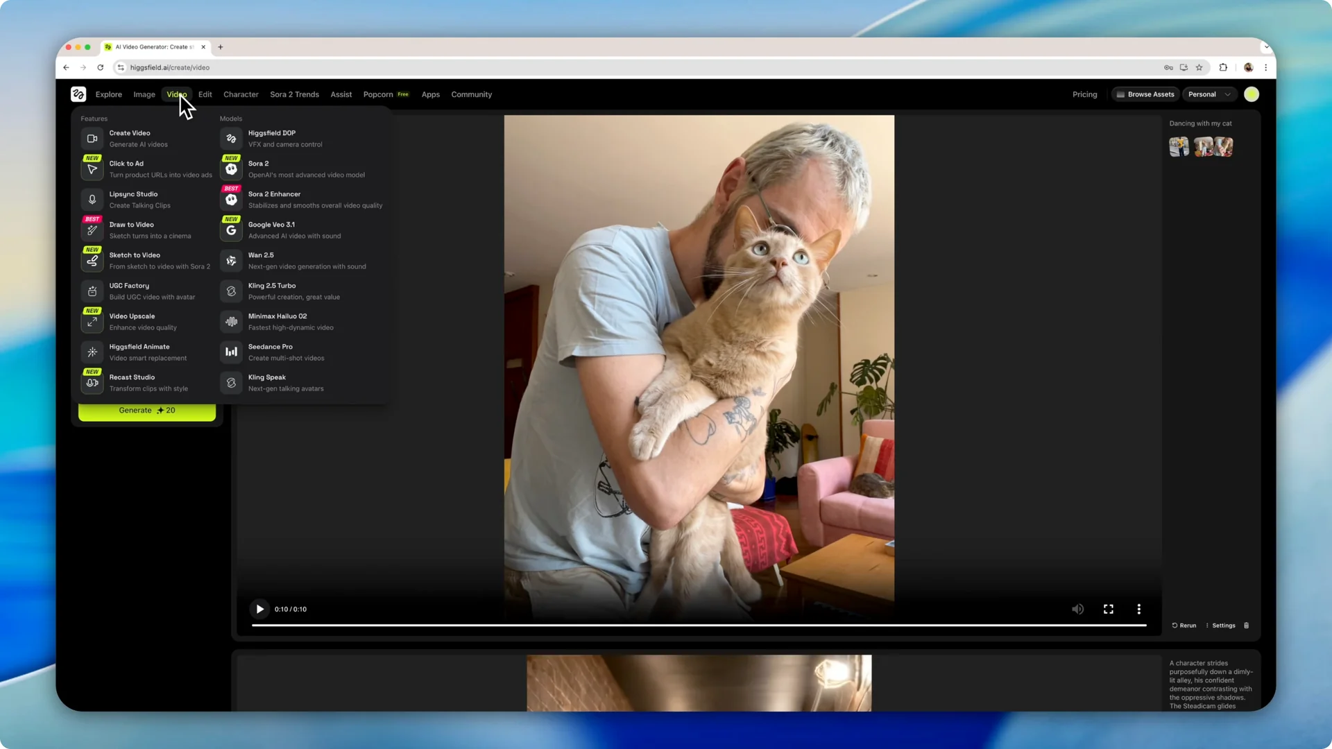 How to Create Viral Commercials & UGC Videos with Higgsfield AI screenshot 5
