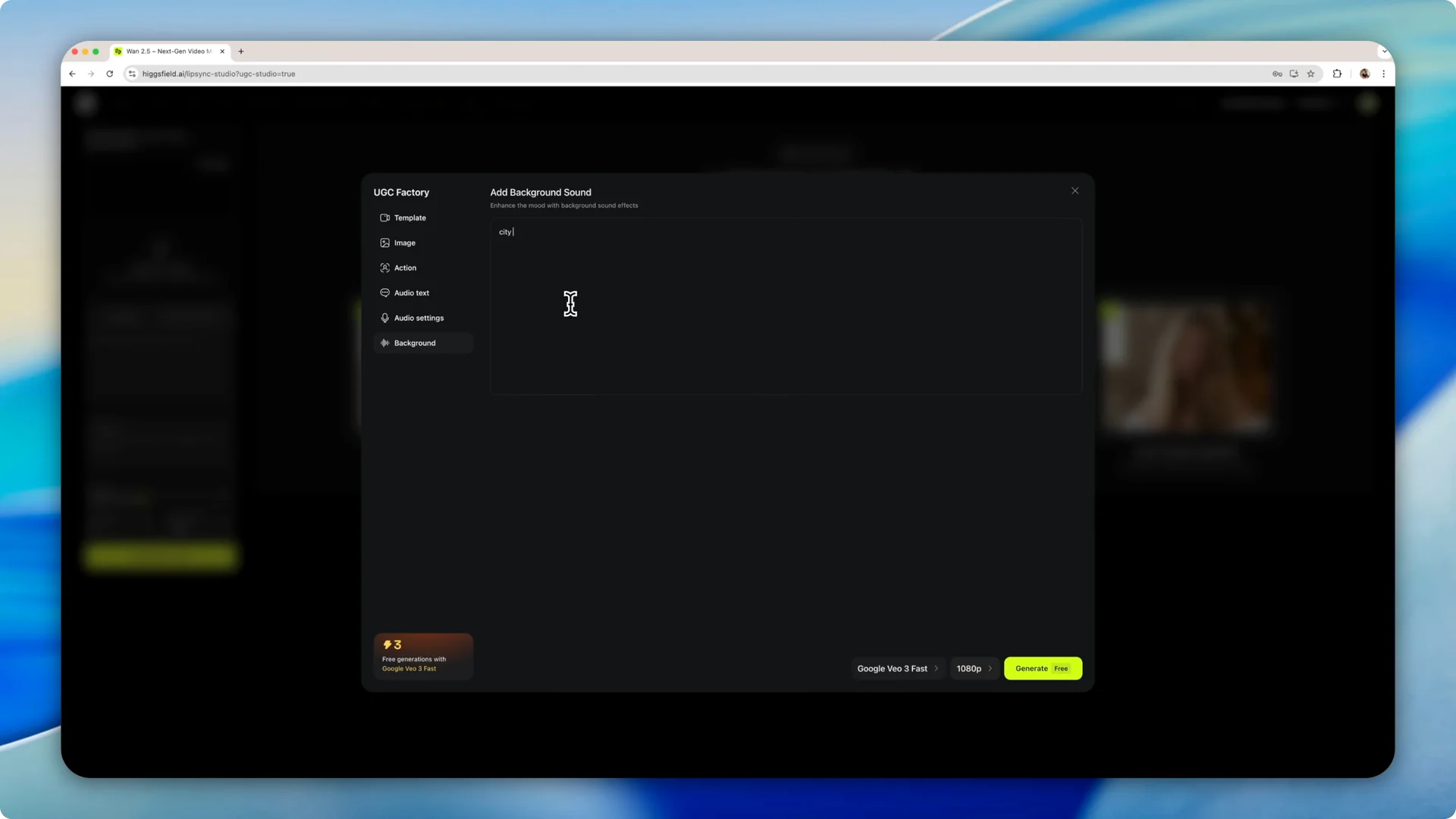 How to Create Viral Commercials & UGC Videos with Higgsfield AI screenshot 8