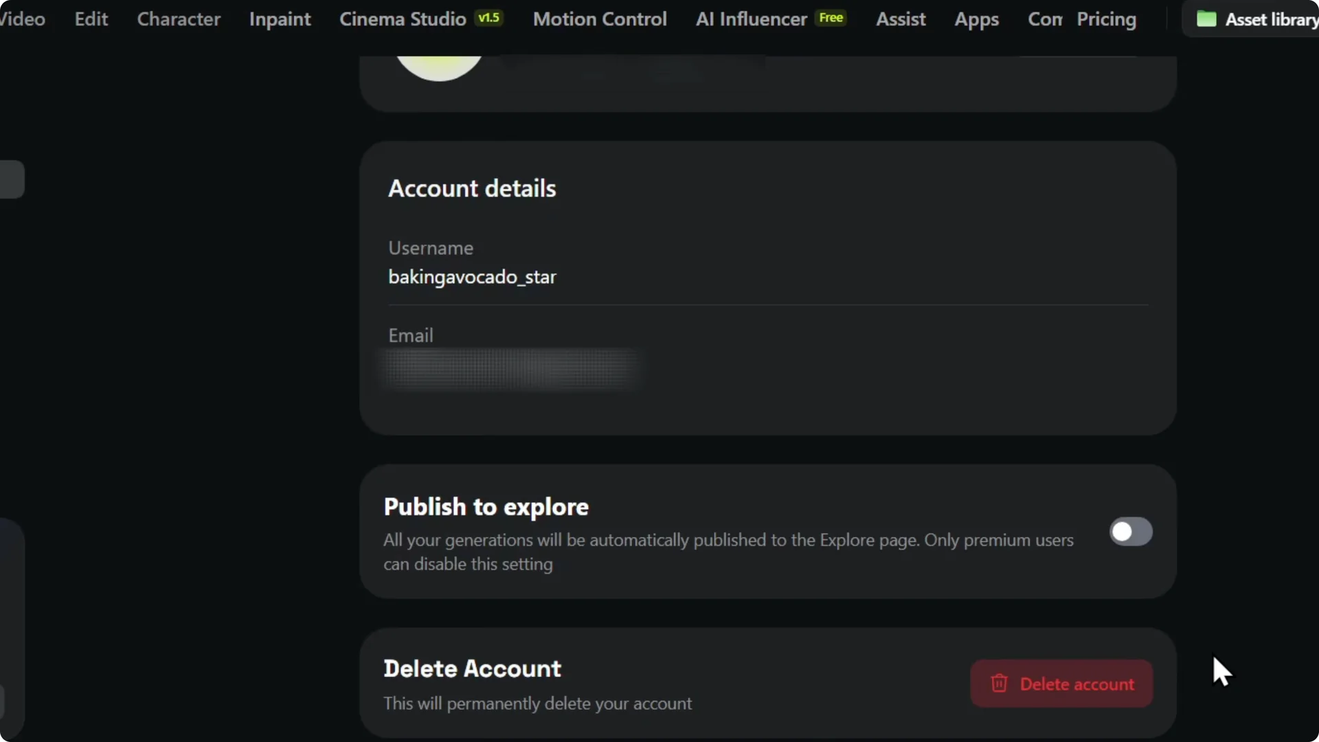 How to Easily Delete Your Higgsfield AI Account: A Guide screenshot 5