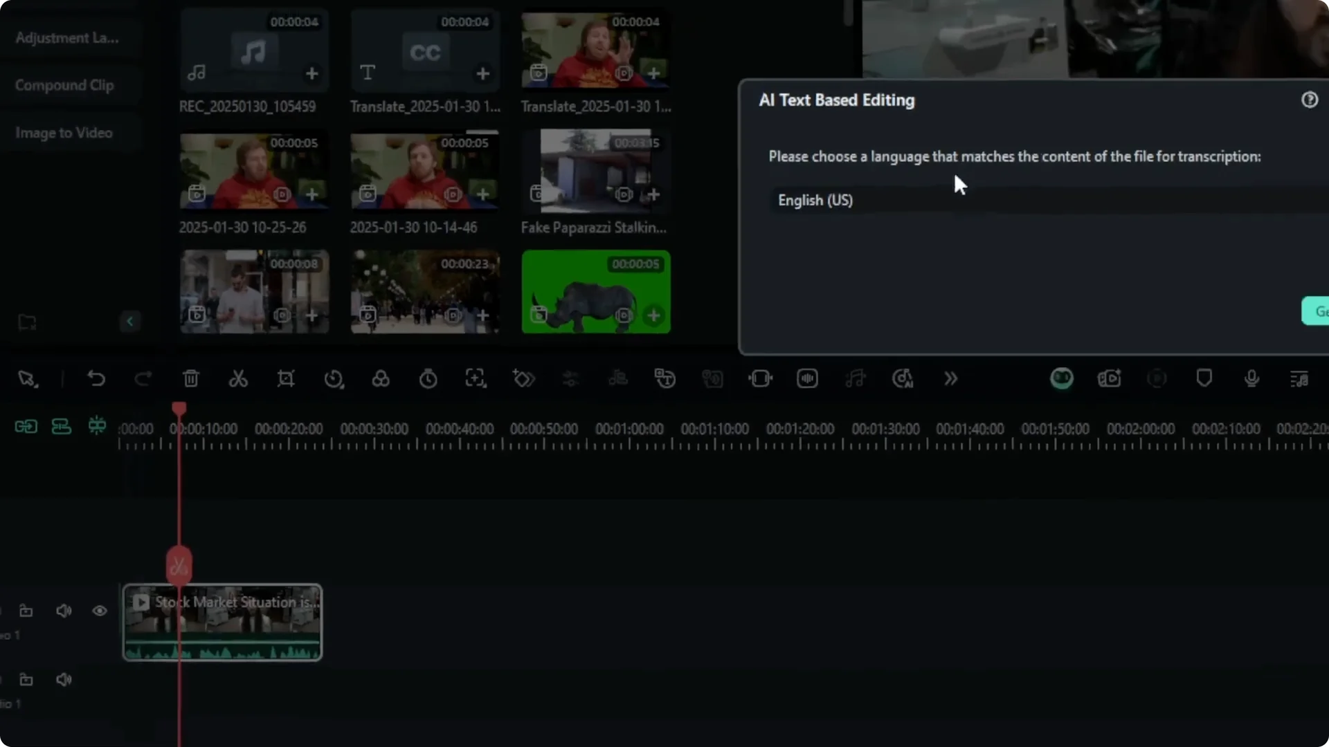 How to Edit Video Using Text in Filmora screenshot 2