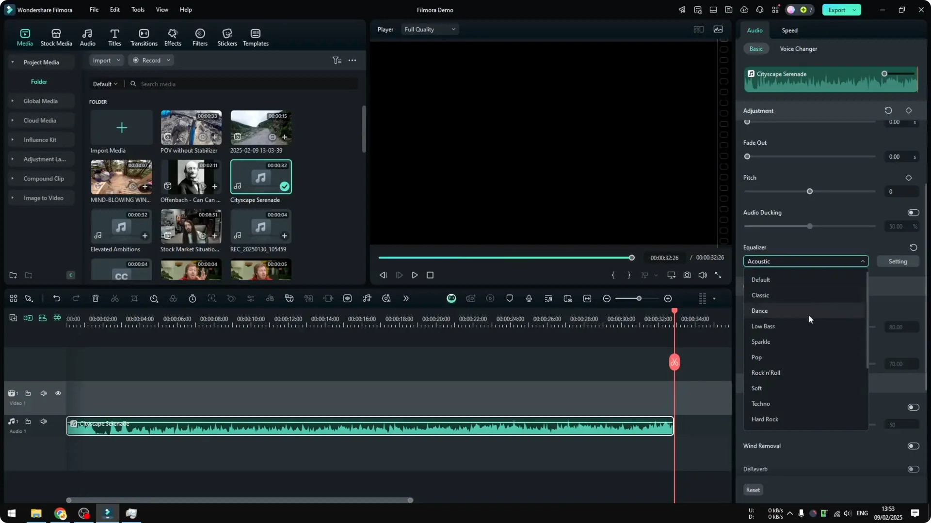 How to Improve Audio Using AI Quality in Filmora screenshot 8