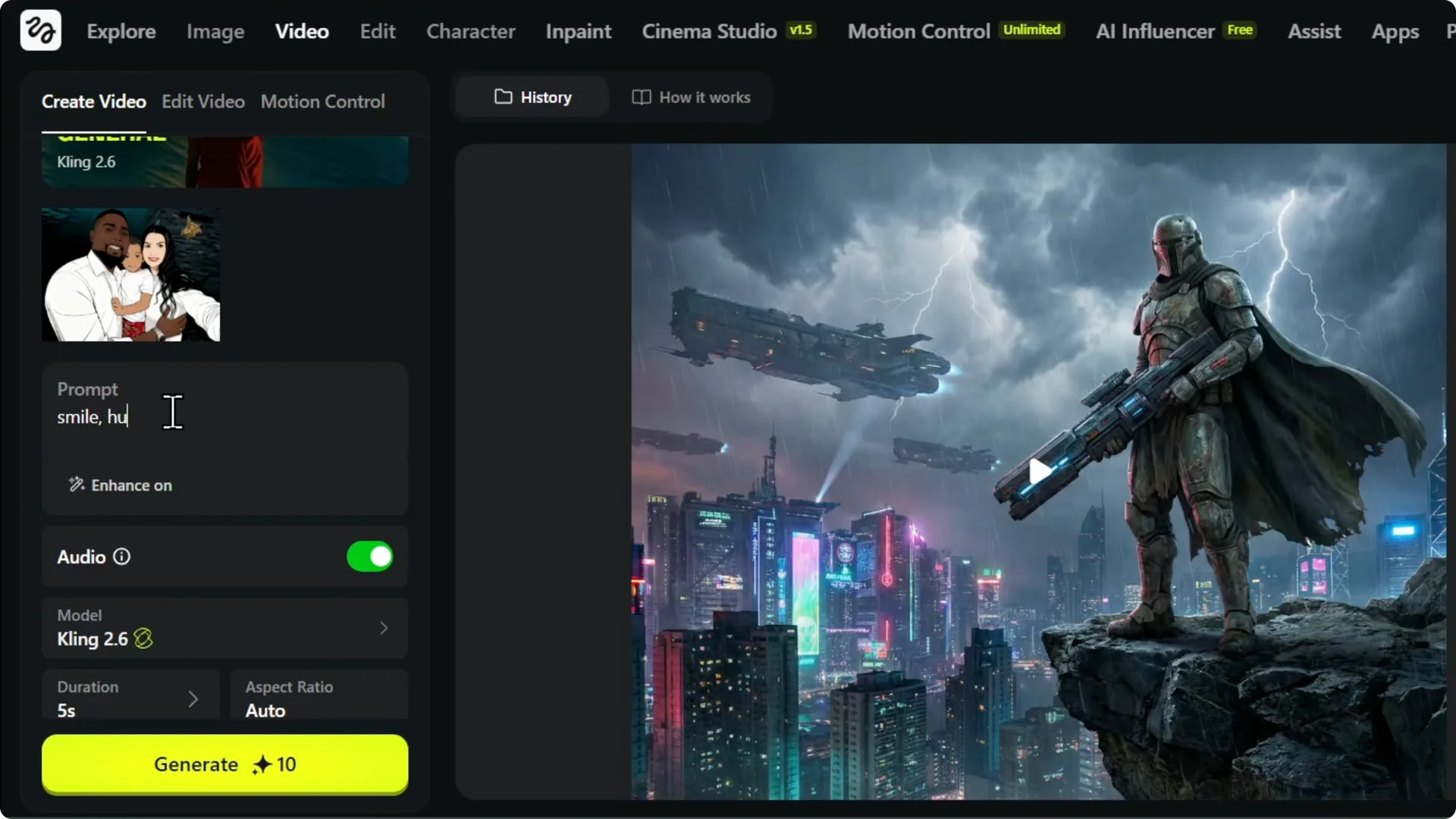 How to Instantly Turn Any Image into a Video with Higgsfield screenshot 3