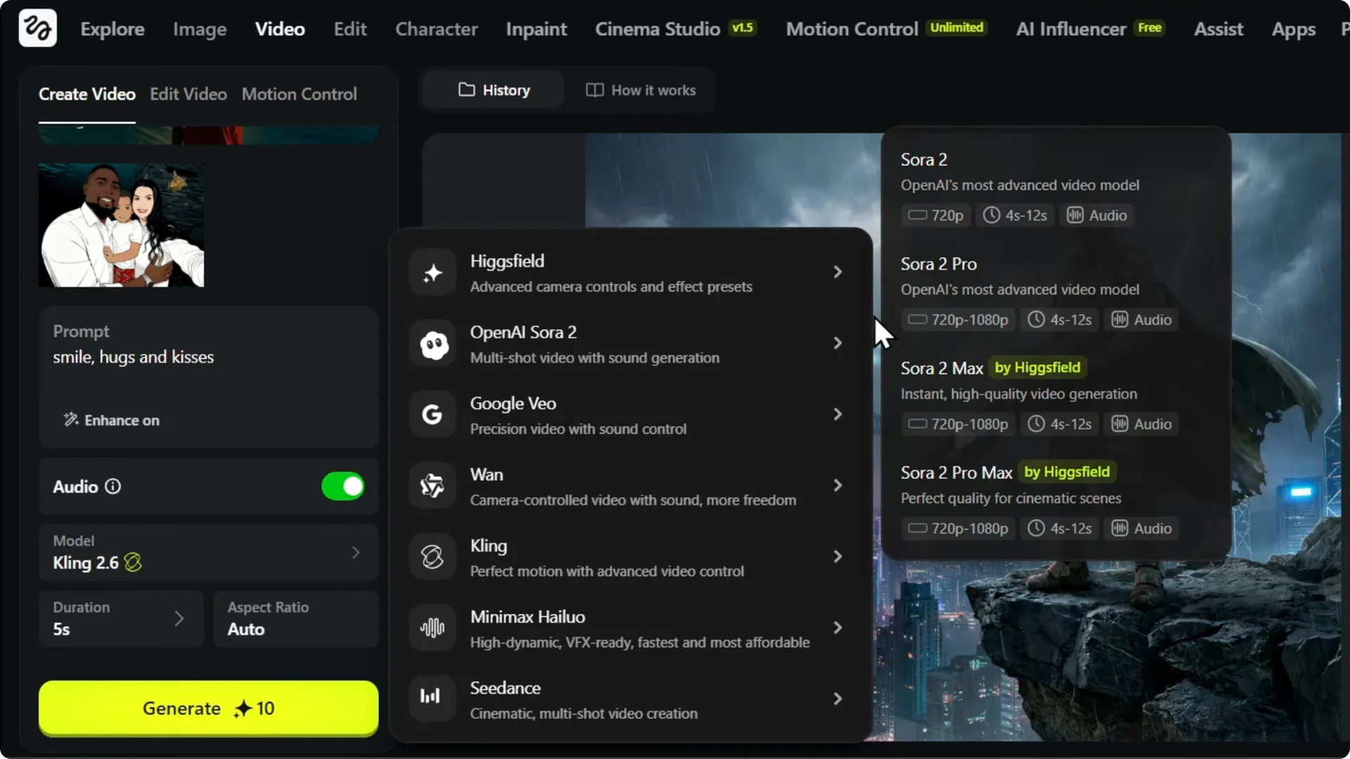 How to Instantly Turn Any Image into a Video with Higgsfield screenshot 4