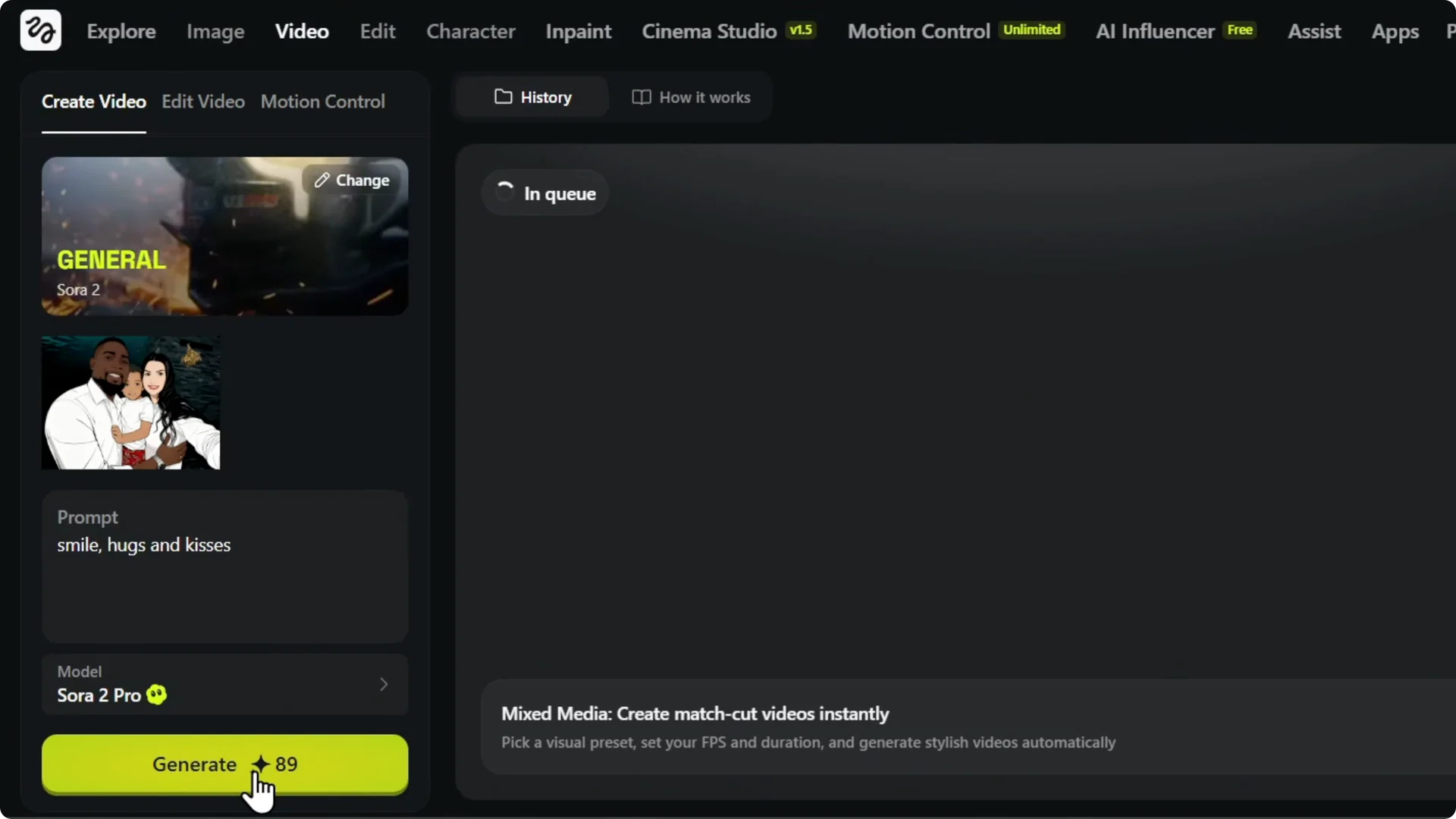 How to Instantly Turn Any Image into a Video with Higgsfield screenshot 6