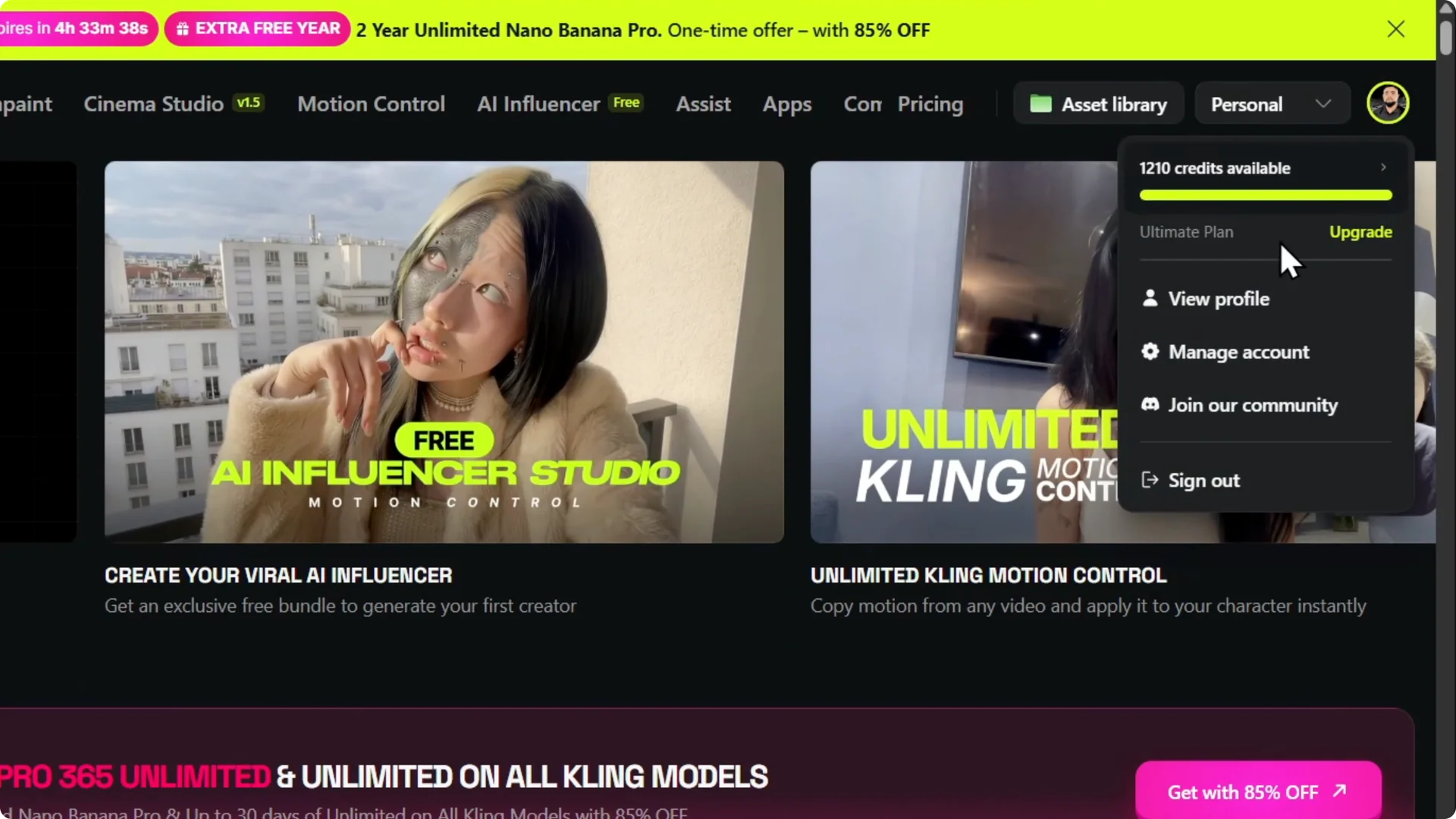 How to Link Your YouTube Channel to Higgsfield AI Quickly screenshot 1