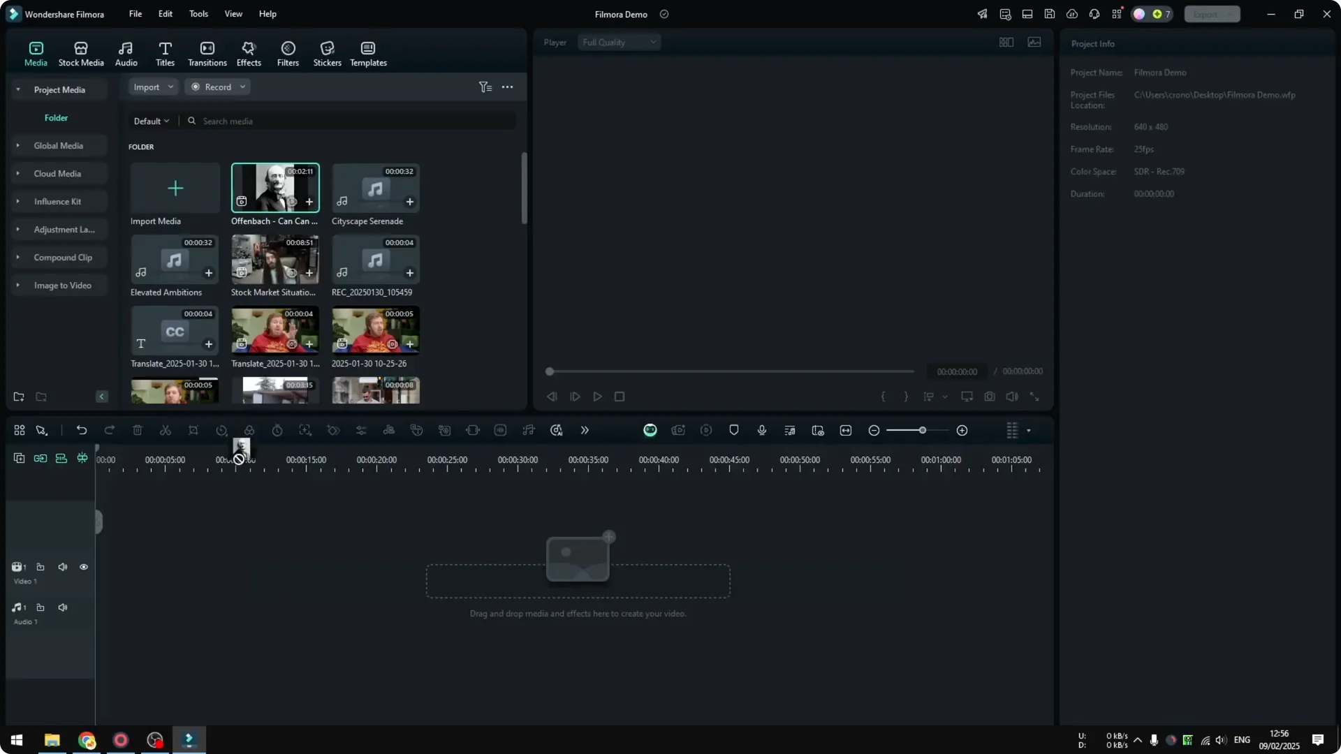 How to Make Text Effect Respond to Audio in Filmora screenshot 1