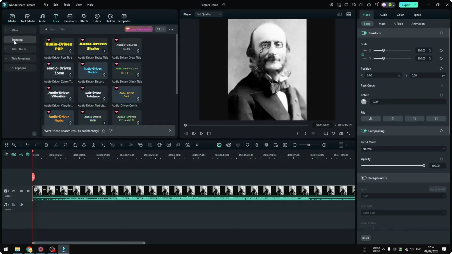 How to Make Text Effect Respond to Audio in Filmora screenshot 3