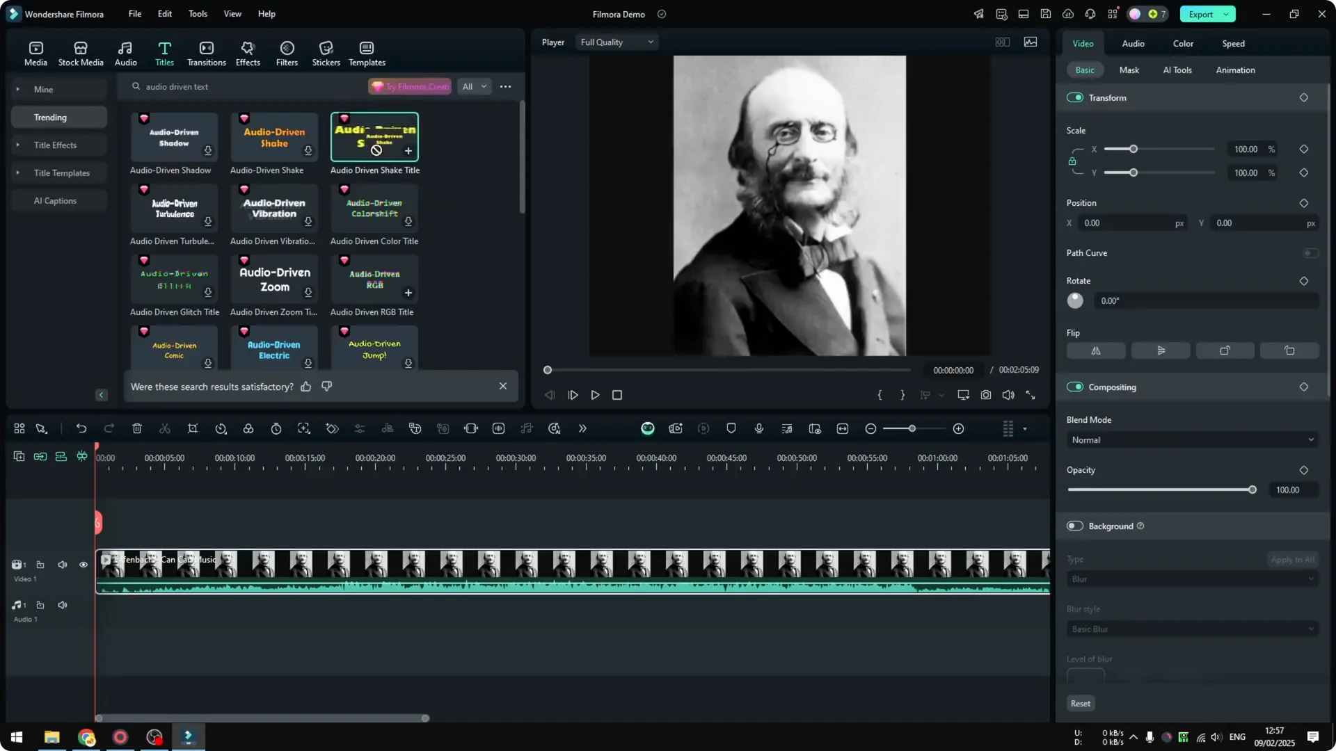How to Make Text Effect Respond to Audio in Filmora screenshot 4