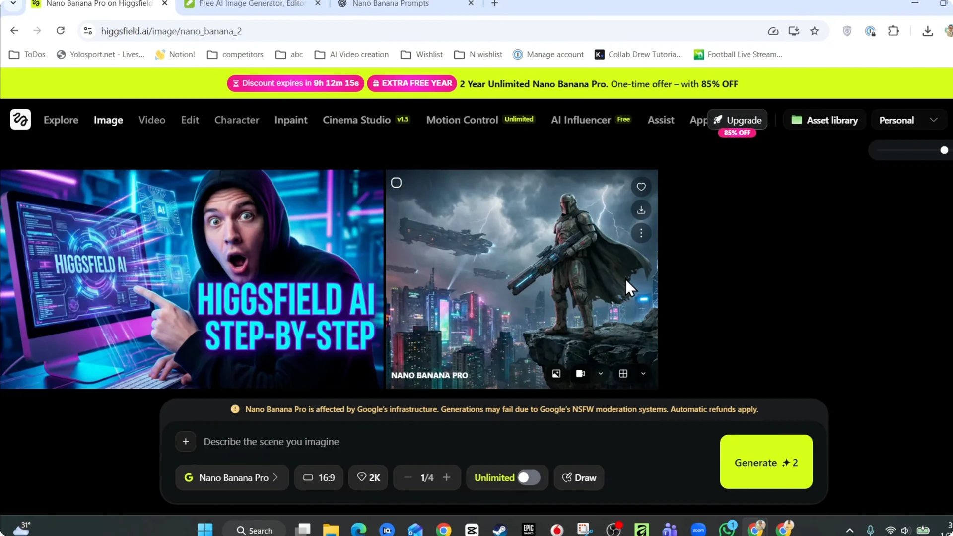How to Properly Delete Images from Your Higgsfield AI Account screenshot 1
